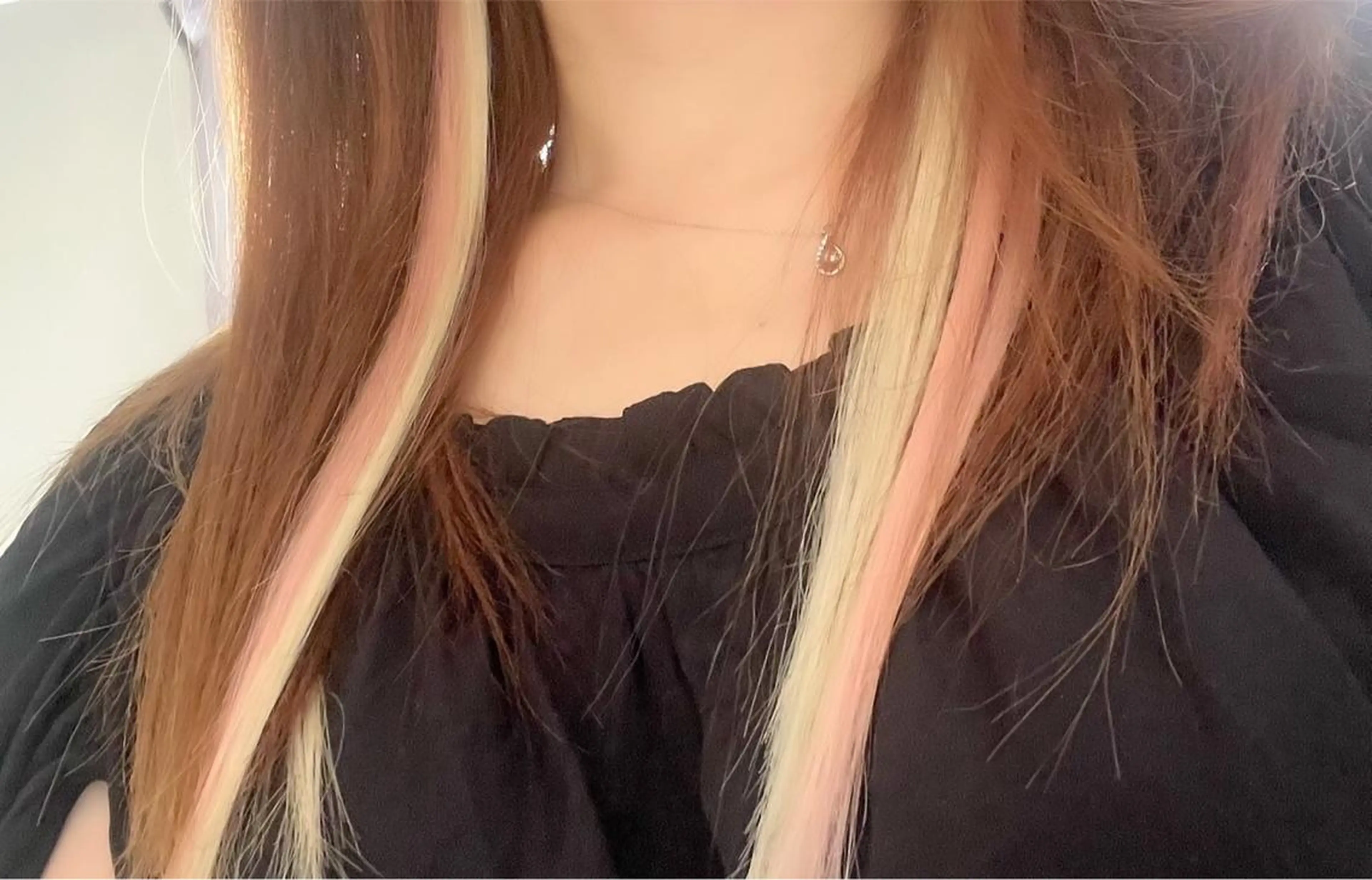 イヤーカラーエクステ【好評】エクステだから毛が傷みません❤︎2カラーもOK❤︎の写真