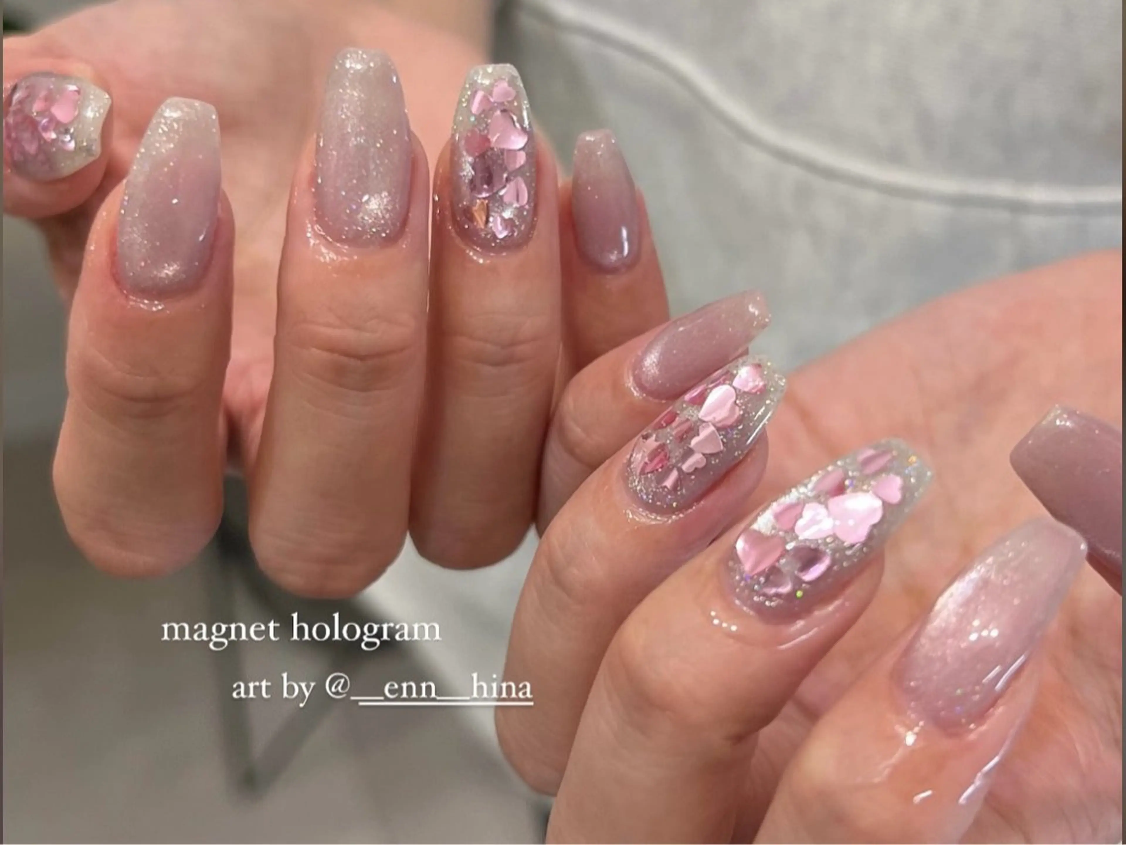 ミディアム Nail Salon enn所属・🎀RINA🎀 ennのネイルデザイン