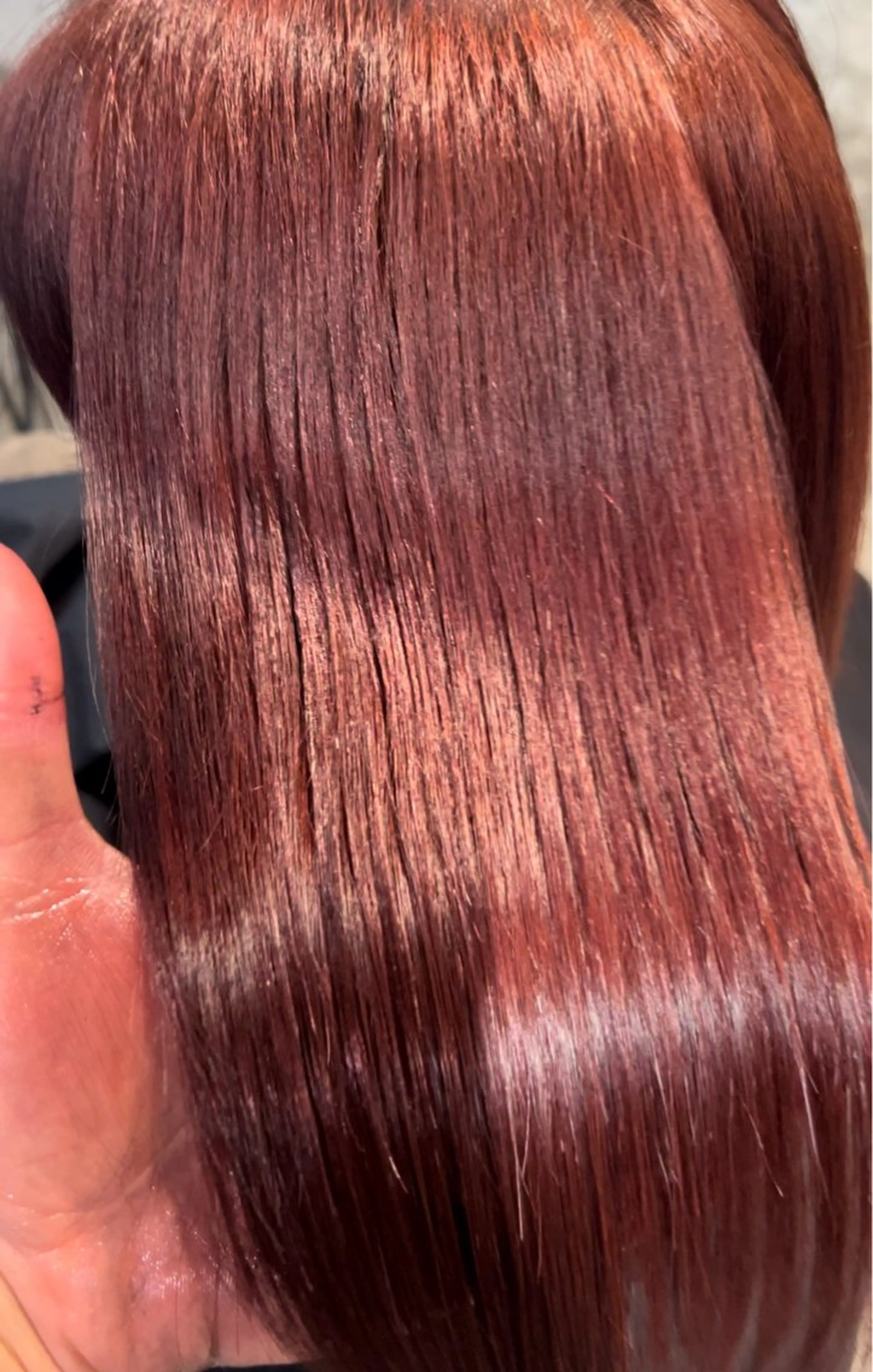 カラー ボルドーカラー 二宮 陽太のヘアスタイル