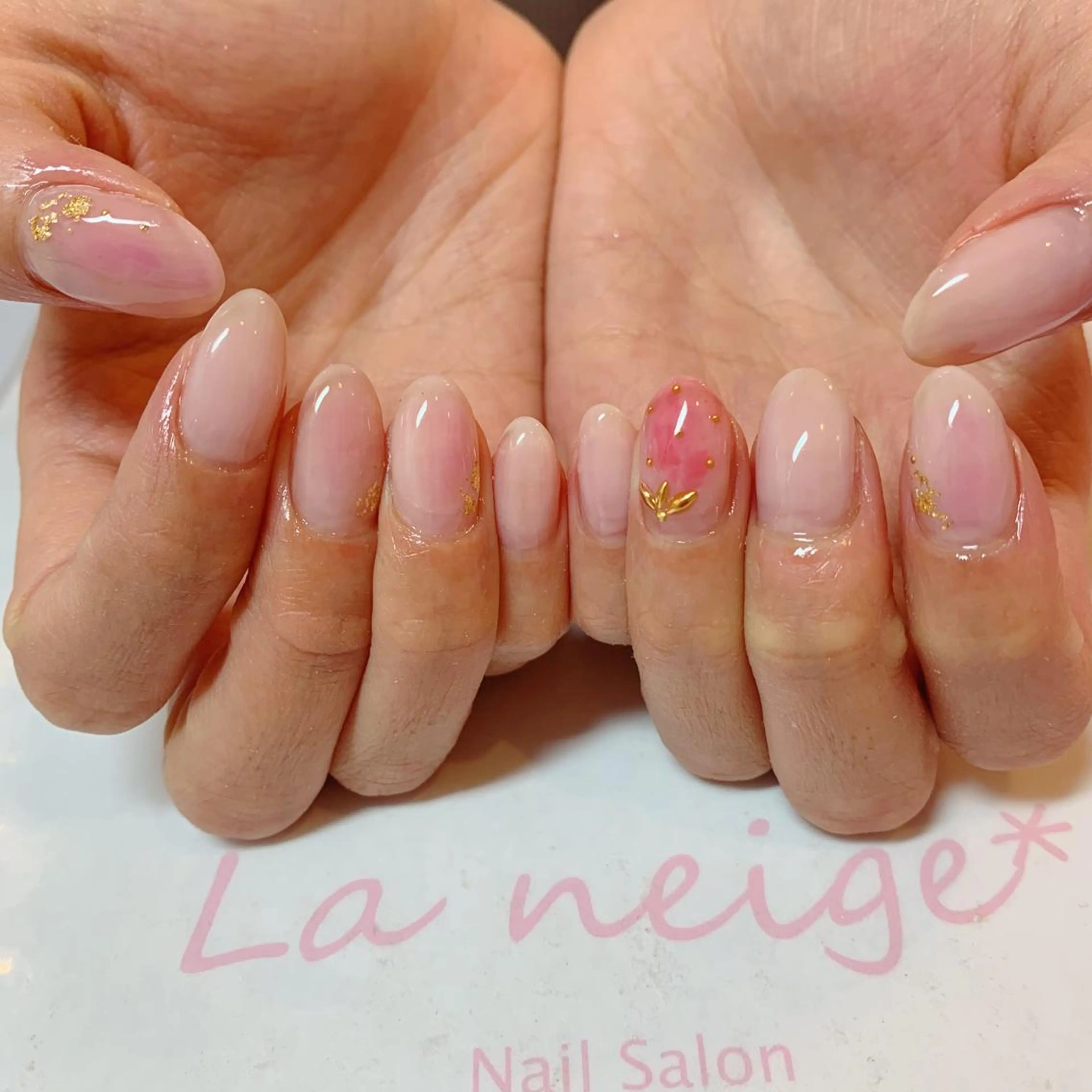 ネイル La neige* yuki 🥯🍑のネイルデザイン