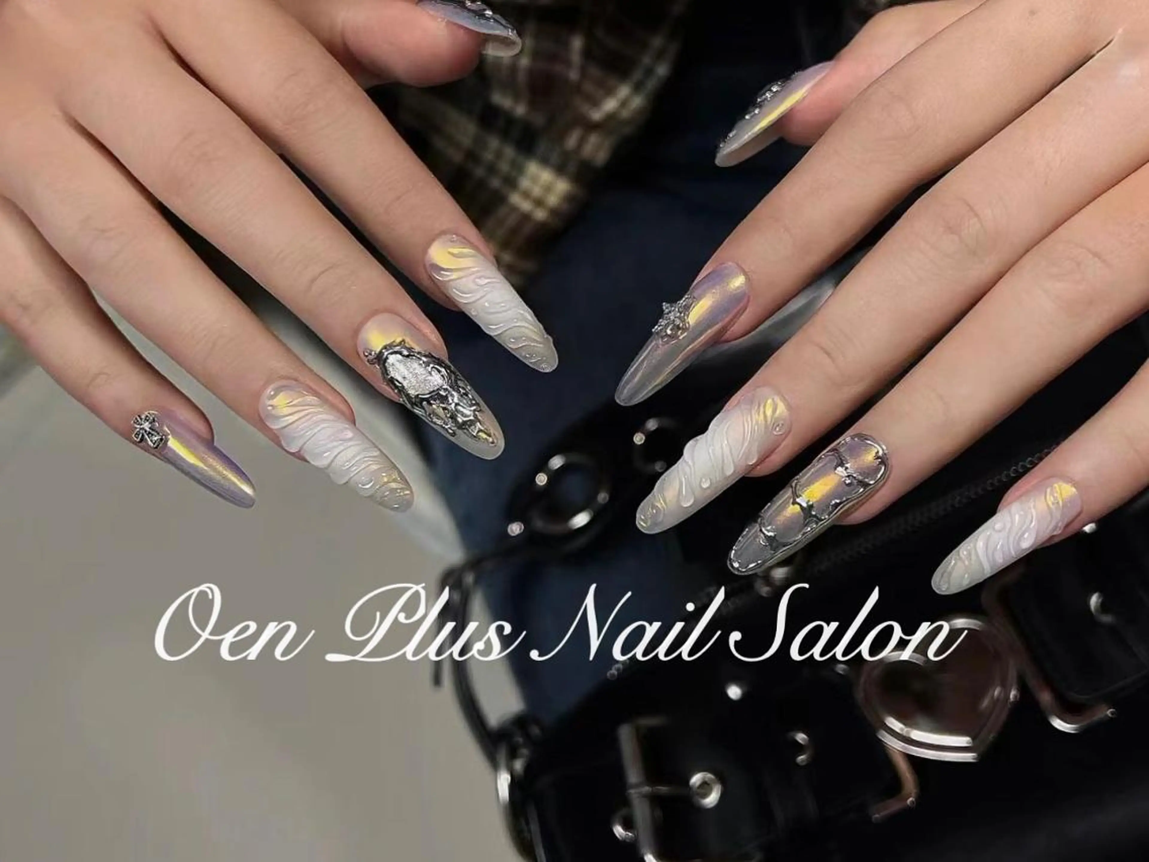 ネイル ジェルネイル パラジェル スカルプネイル 冬ネイル クリスマス ハンドネイル One plus あやのネイルデザイン