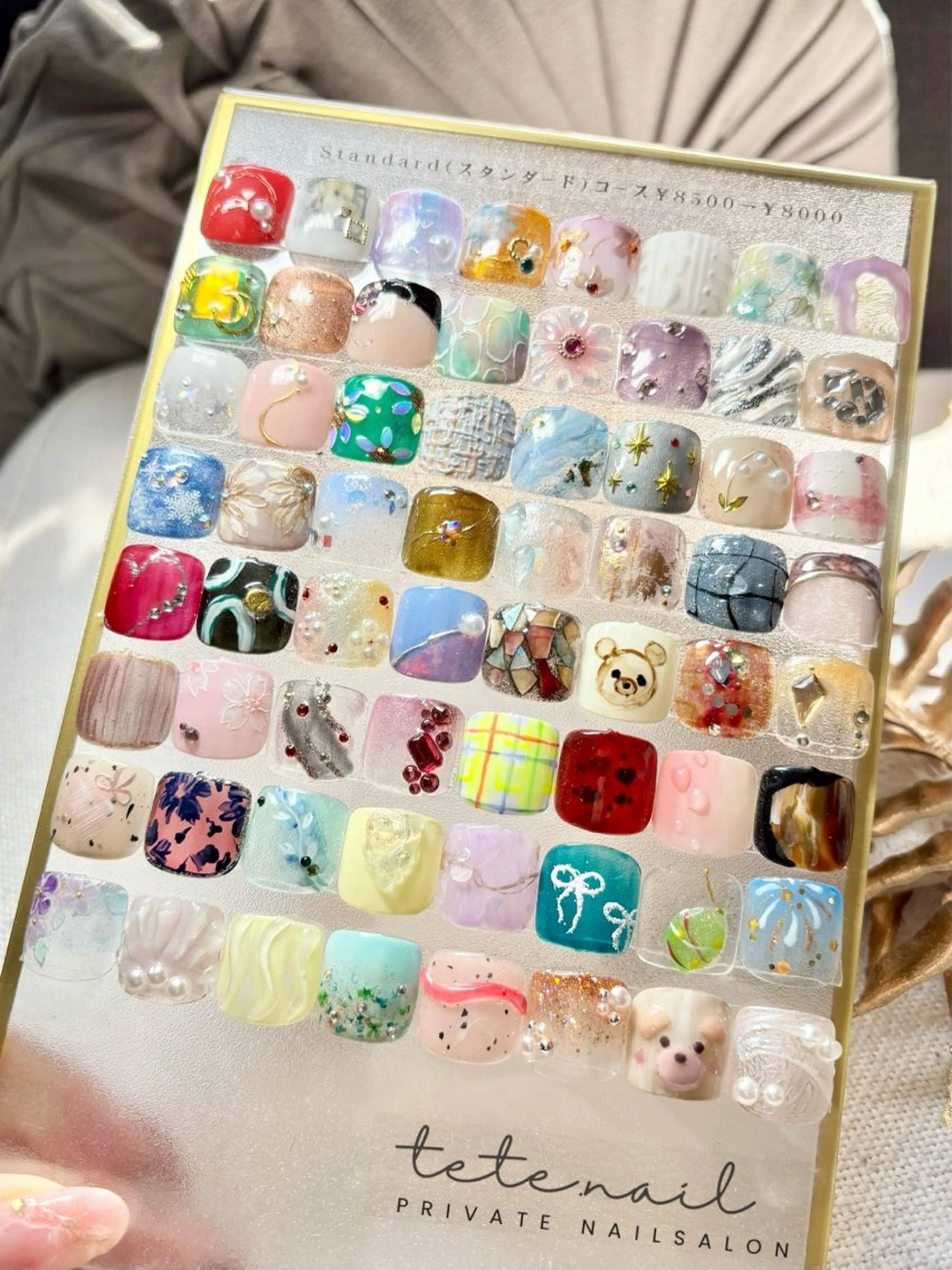 ネイル フットネイル tete. nailのネイルデザイン