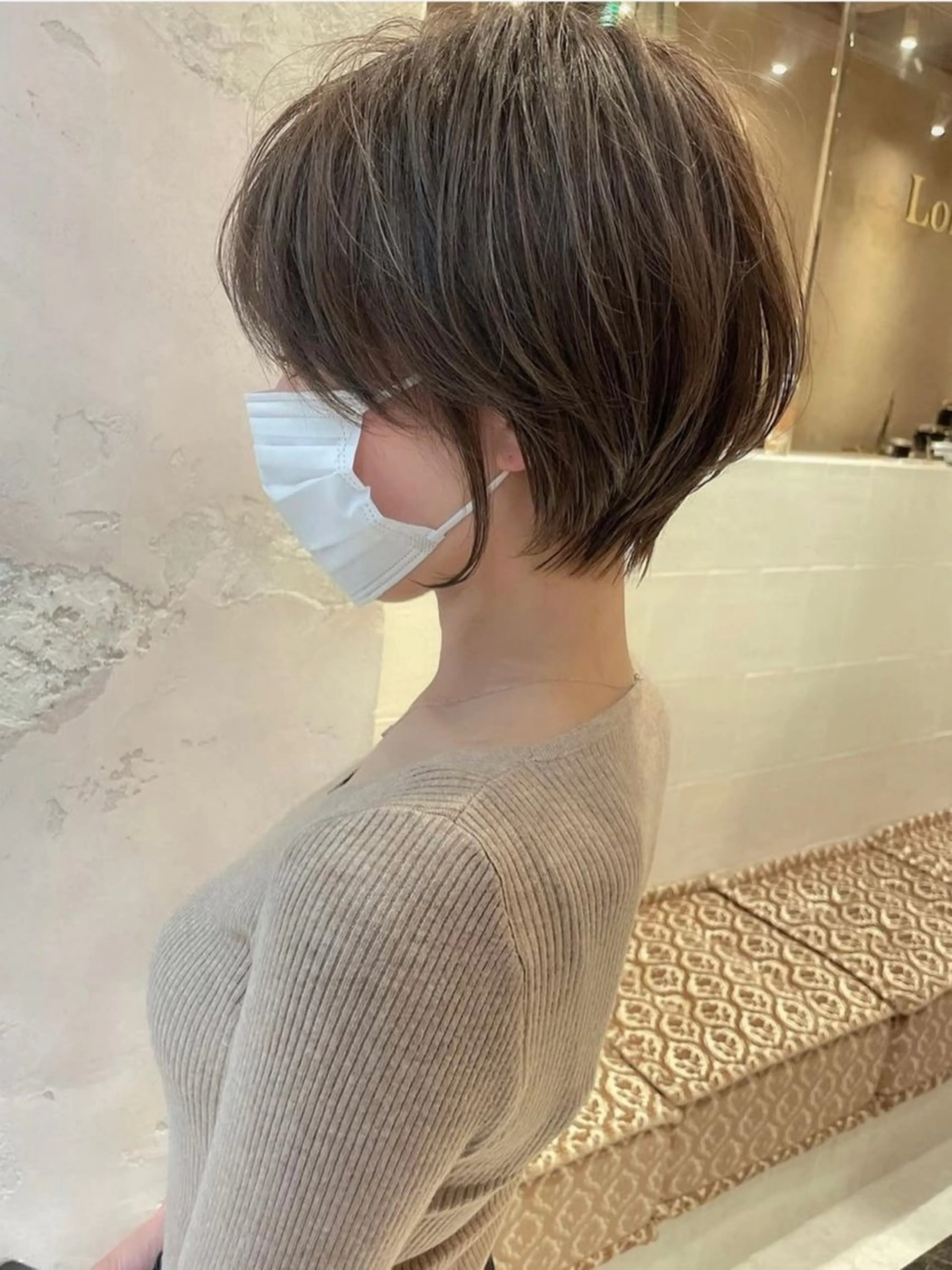 ショート カラー 透明感カラー 似合わせカット 小顔カット ショート/ボブ 岡田洸太のヘアスタイル