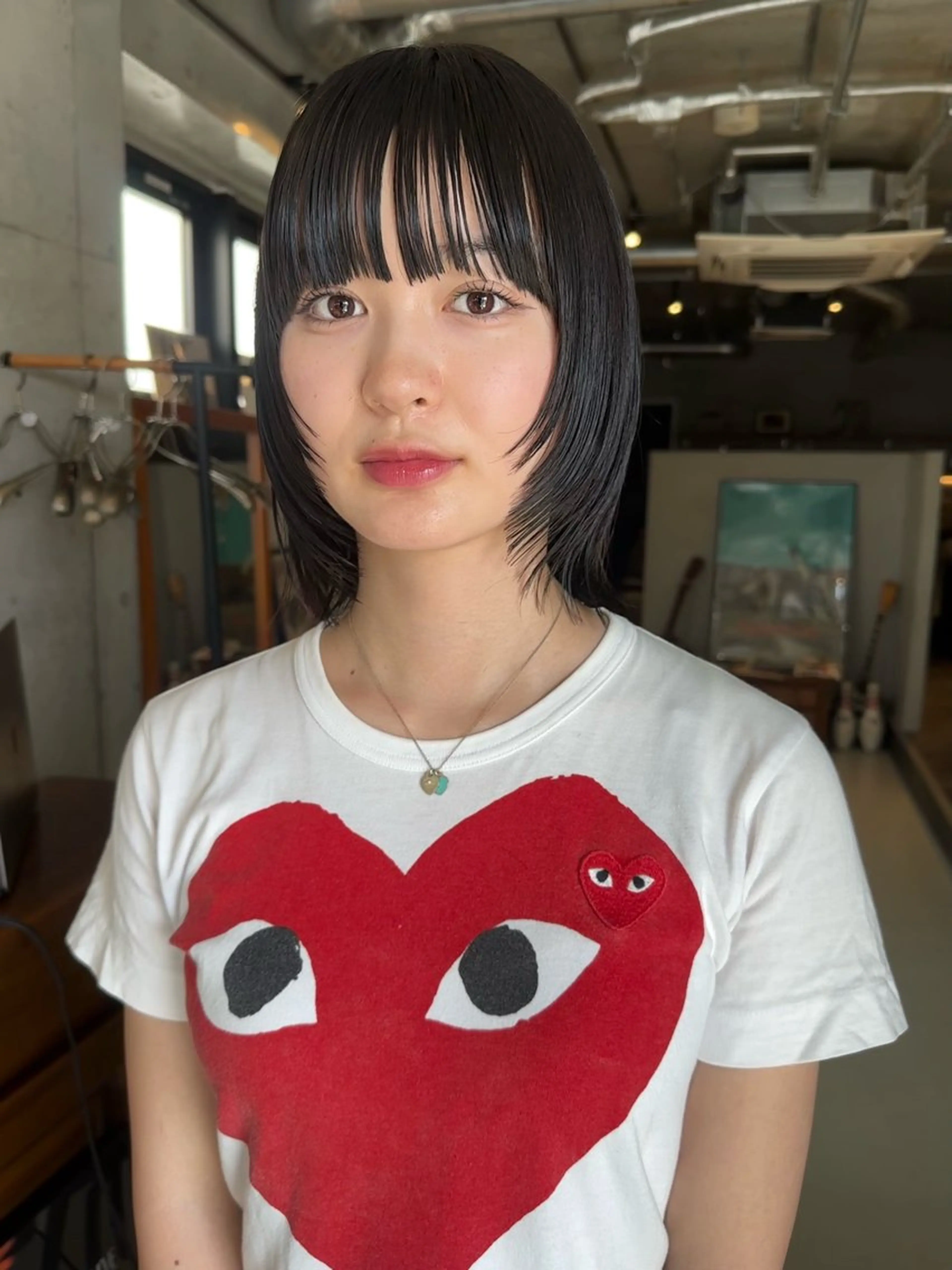 ショート カラー カット ヘアカラー トリートメント 斎藤祐樹 /レイヤー/パーマのヘアスタイル