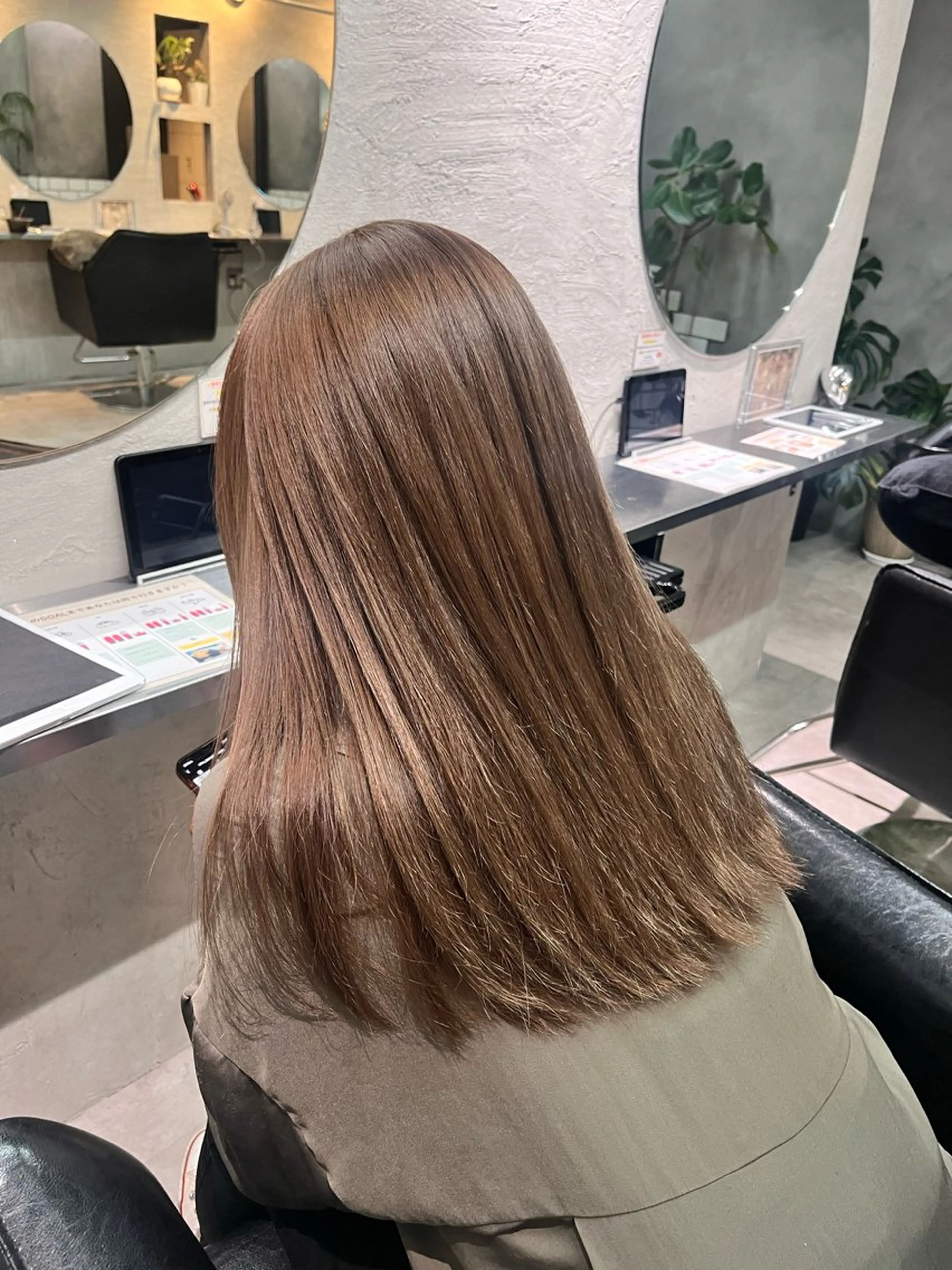 セミロング カラー 韓国系/ダブルカラー /トグチリンカのヘアスタイル