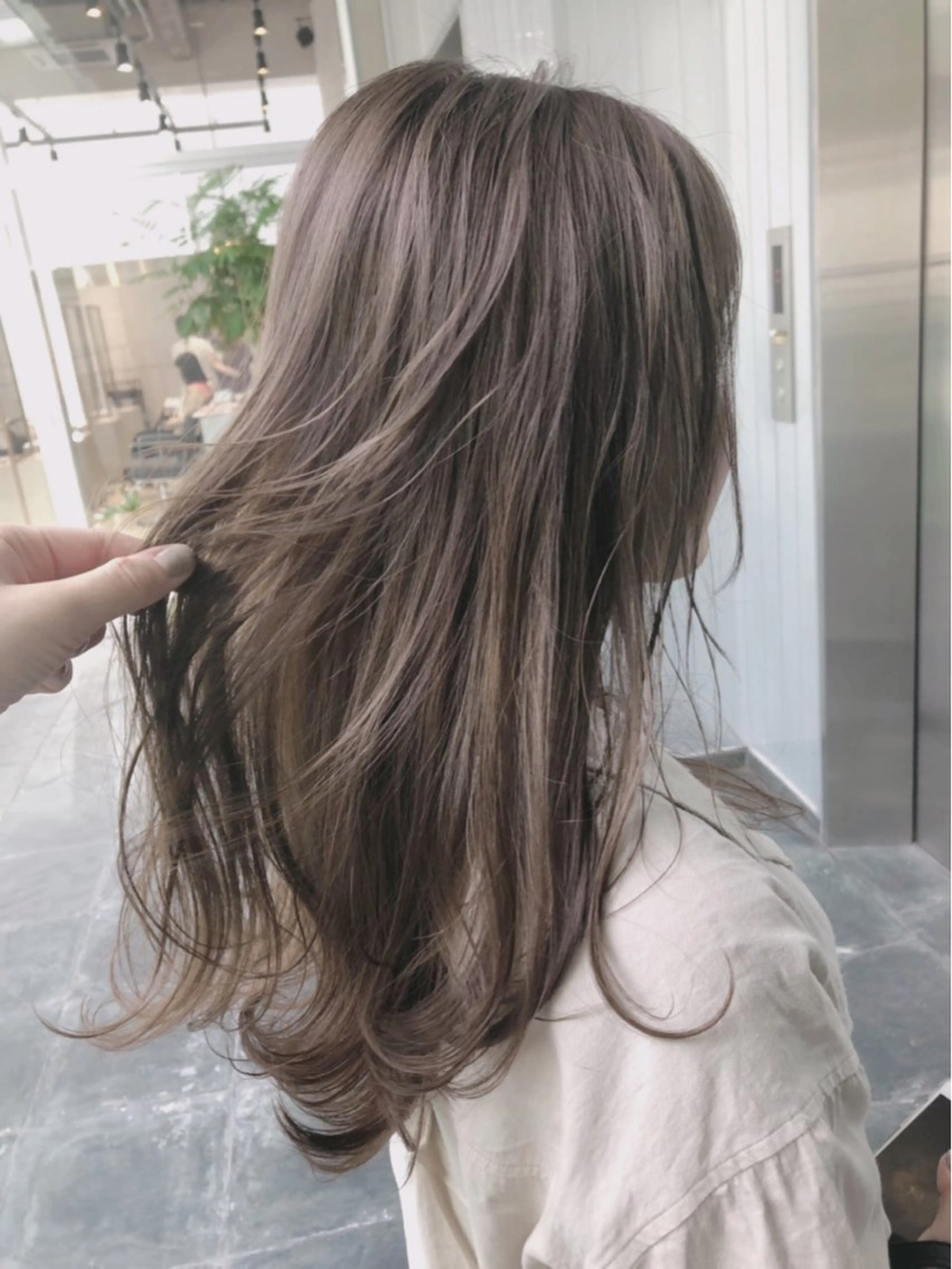 ロング カラー メンズも◎ 北澤みさきのヘアスタイル