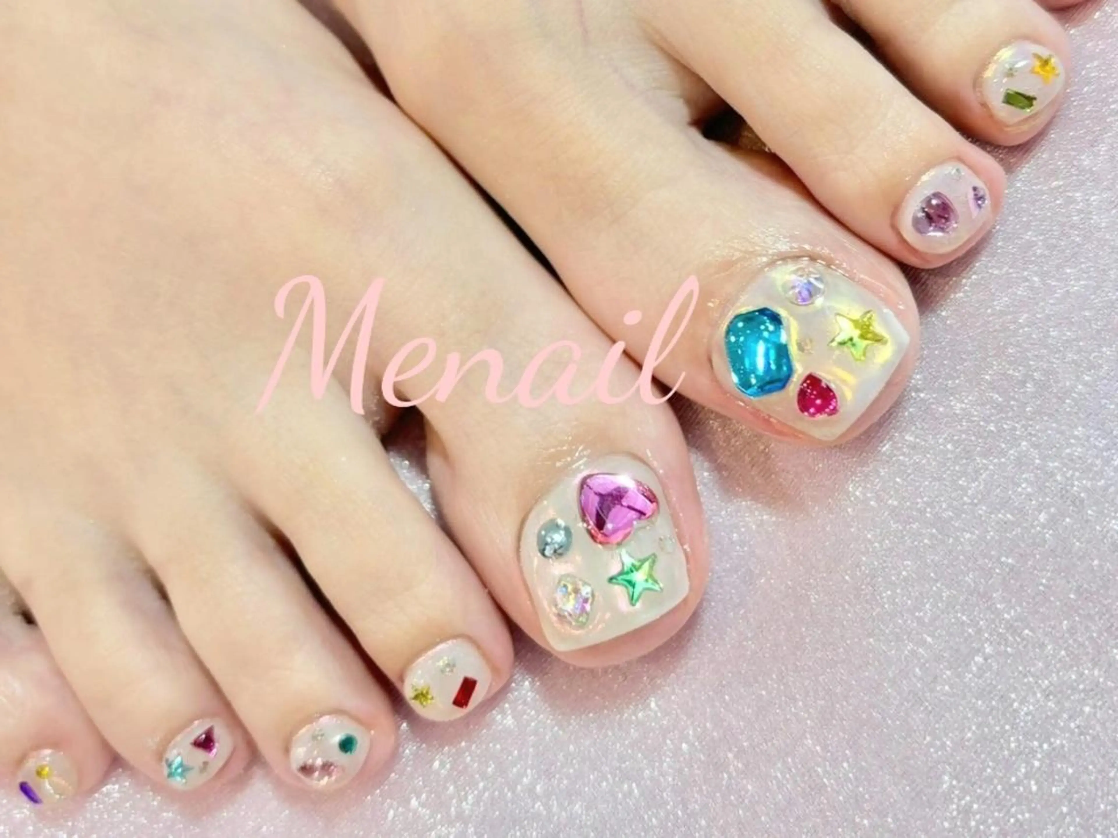 【フットネイル】アートし放題10本ART【オフ無料】11000円→8500円の写真