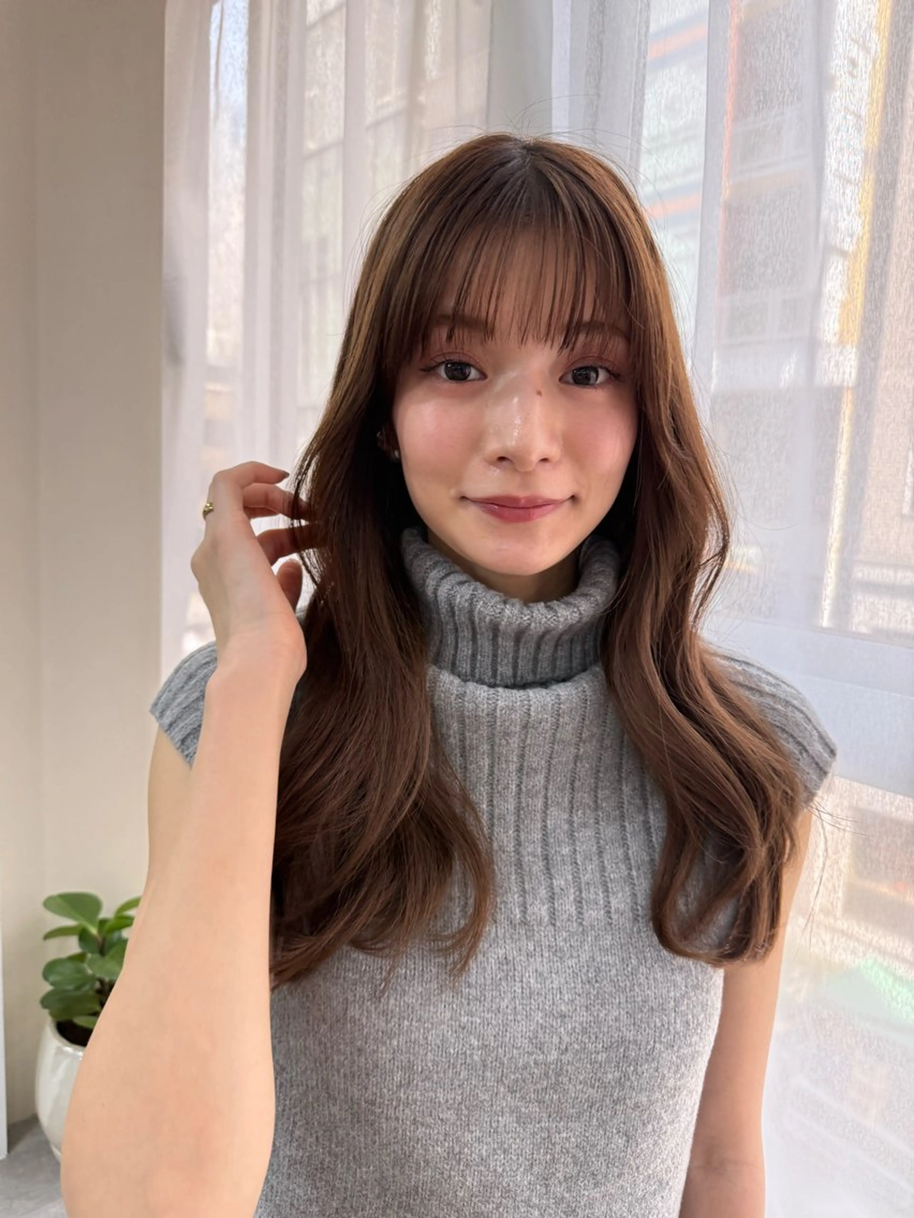 ロング パーマ 韓国風パーマ/ヘア セット/店長みづきのヘアスタイル