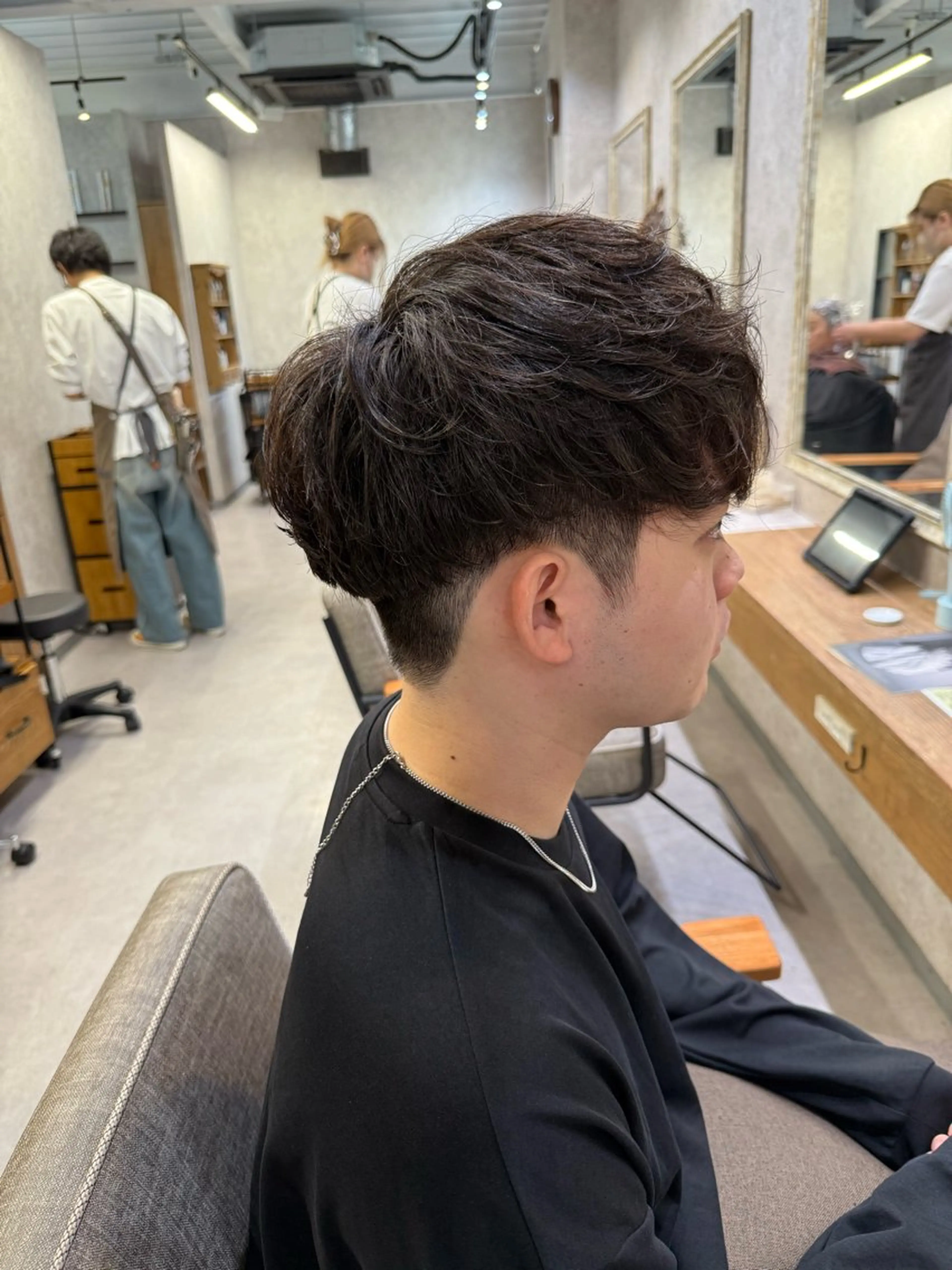 ショート カット パーマ 髪質改善/縮毛矯正 /メンズ/佐澤りょうのヘアスタイル