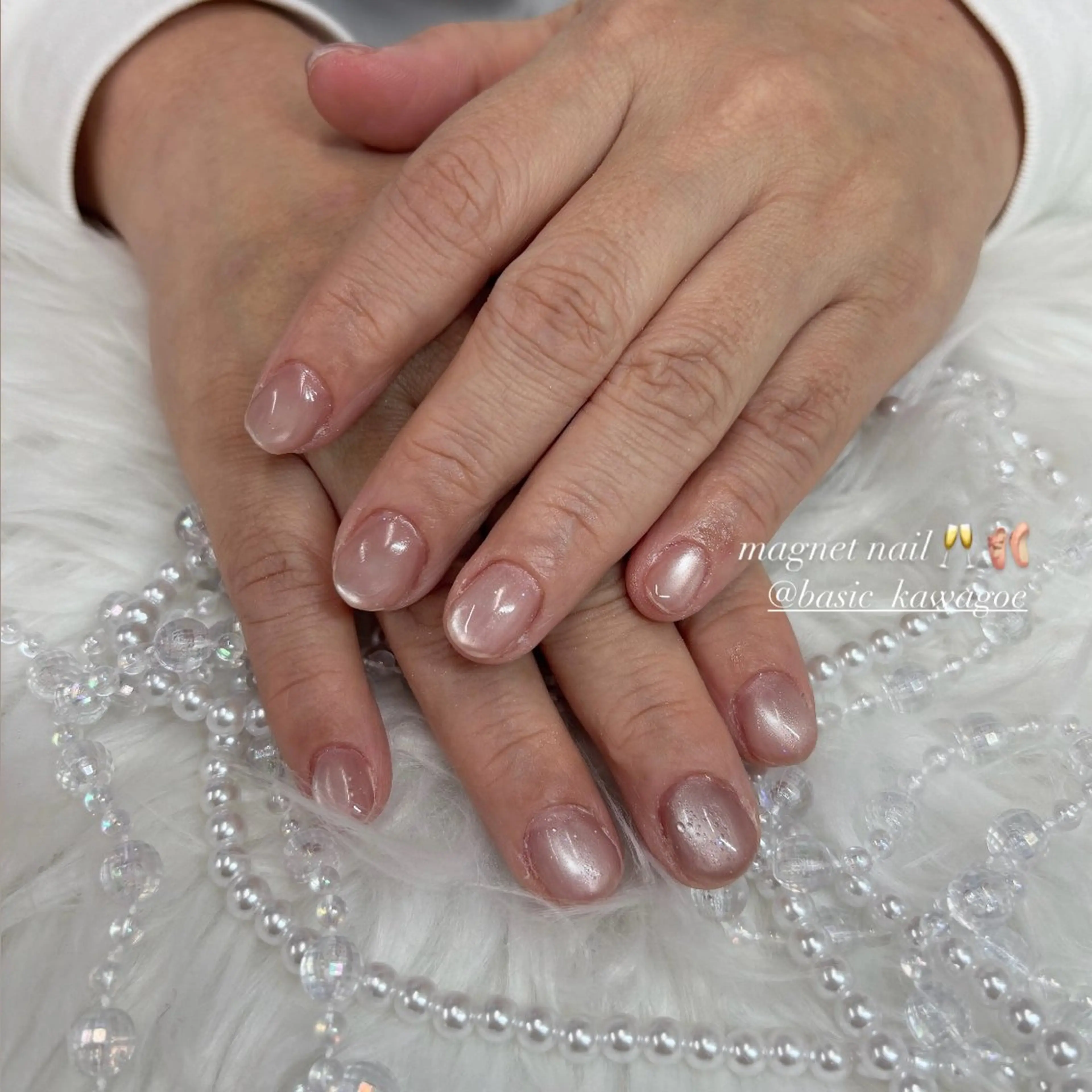 ネイル マグネットネイル Basic川越店 Jr 琉衣のネイルデザイン