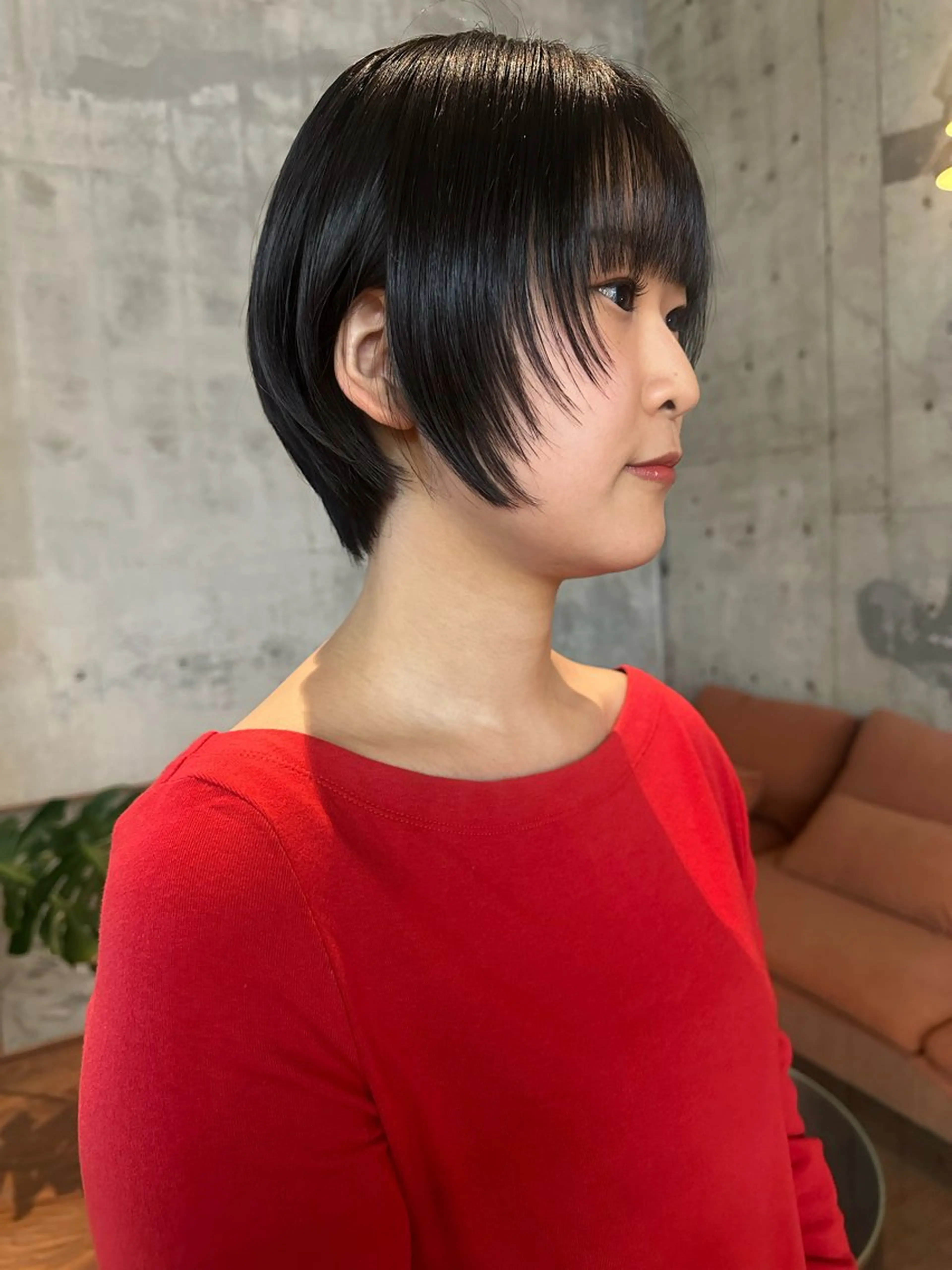 ショート 顔まわりレイヤー 顔周りカット レイヤーカット ショートヘア 【sica】 nanaのヘアスタイル