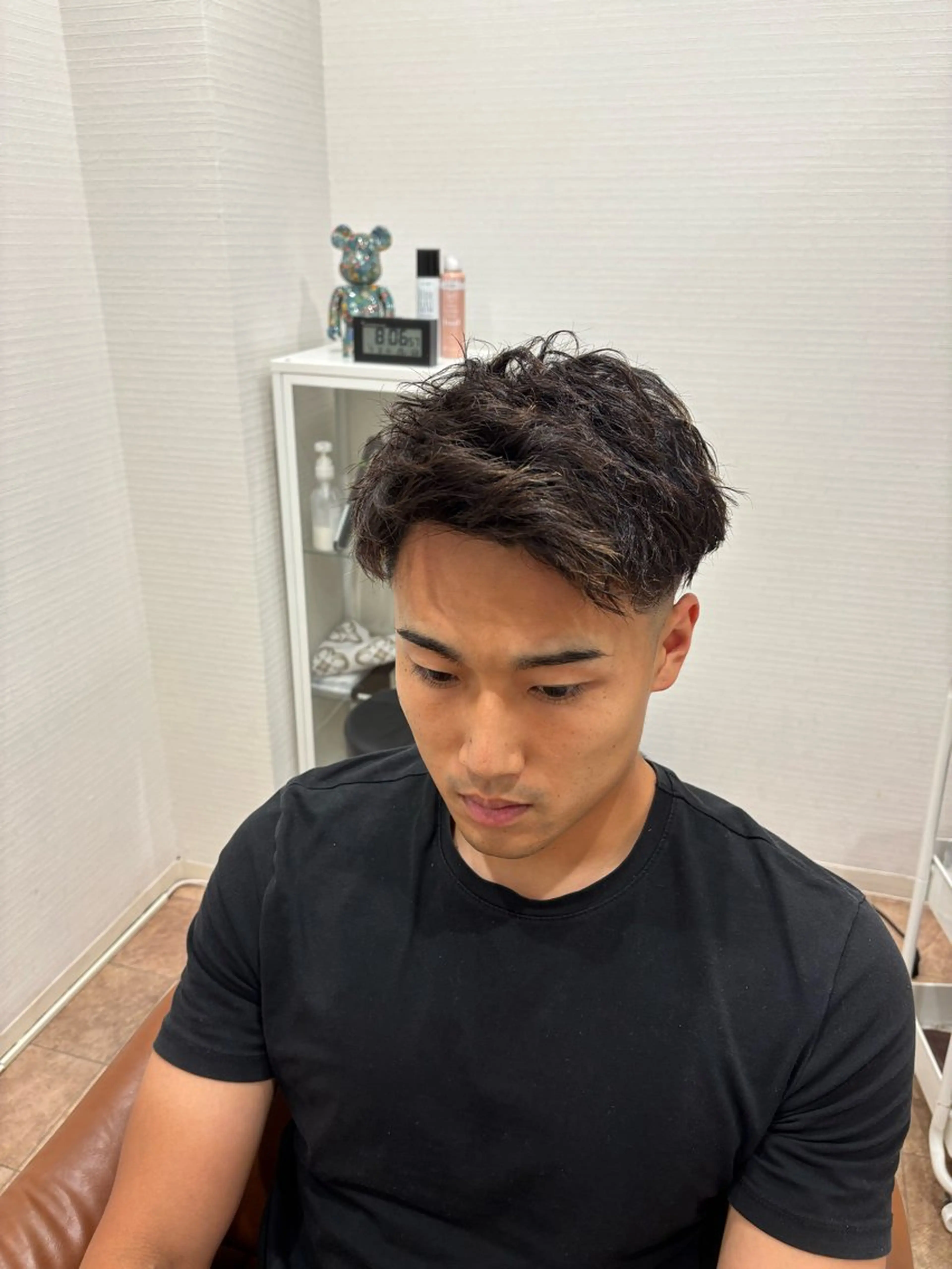 メンズ メンズパーマ メンズツイストパーマ ツイストパーマ 藤井 楓のヘアスタイル
