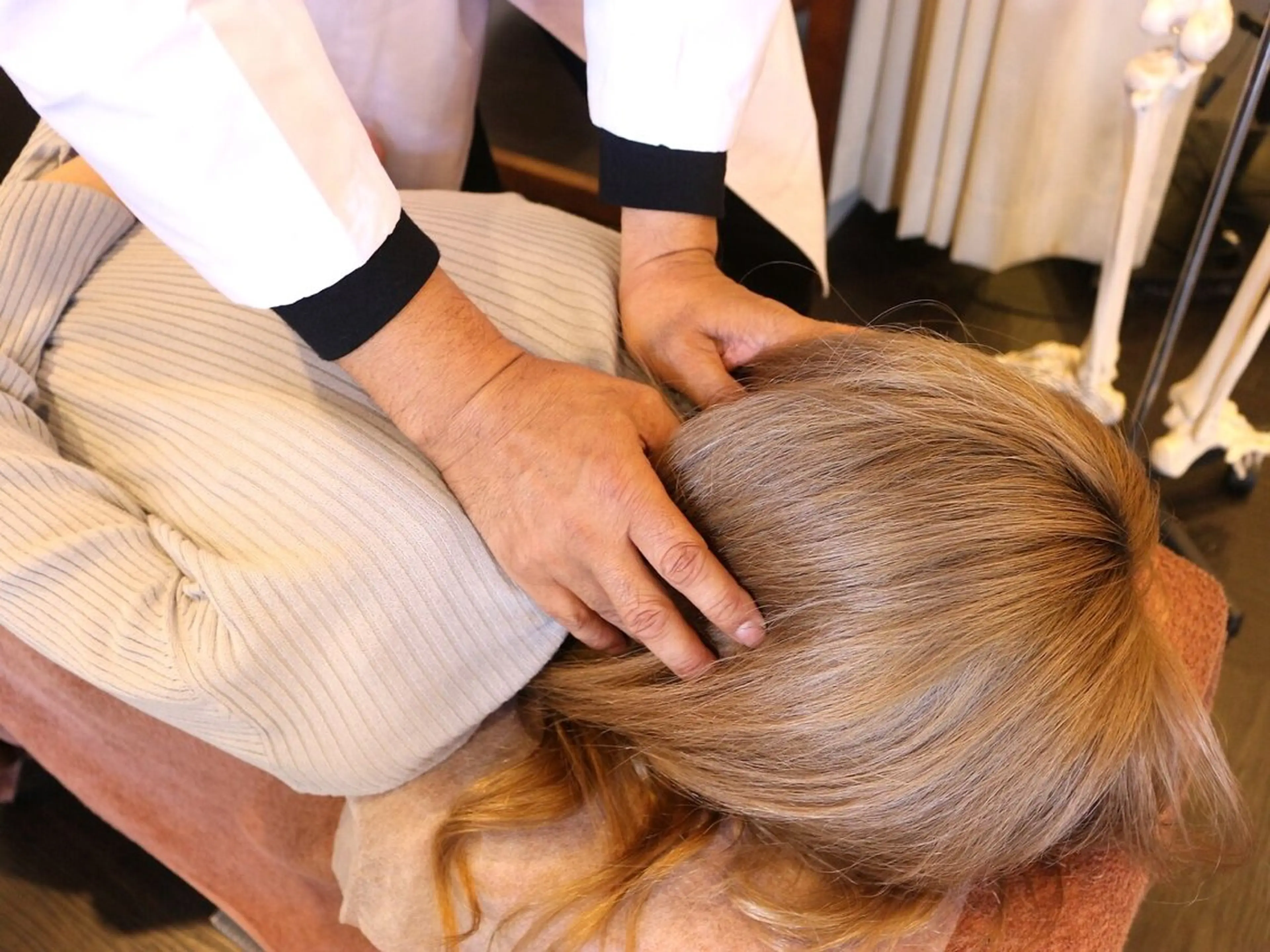 ピュアプロポーション美容整体カイロ院所属・🟢美姿勢/肩こり/ 腰痛/整体師水野🟢のエステ・リラクイメージ