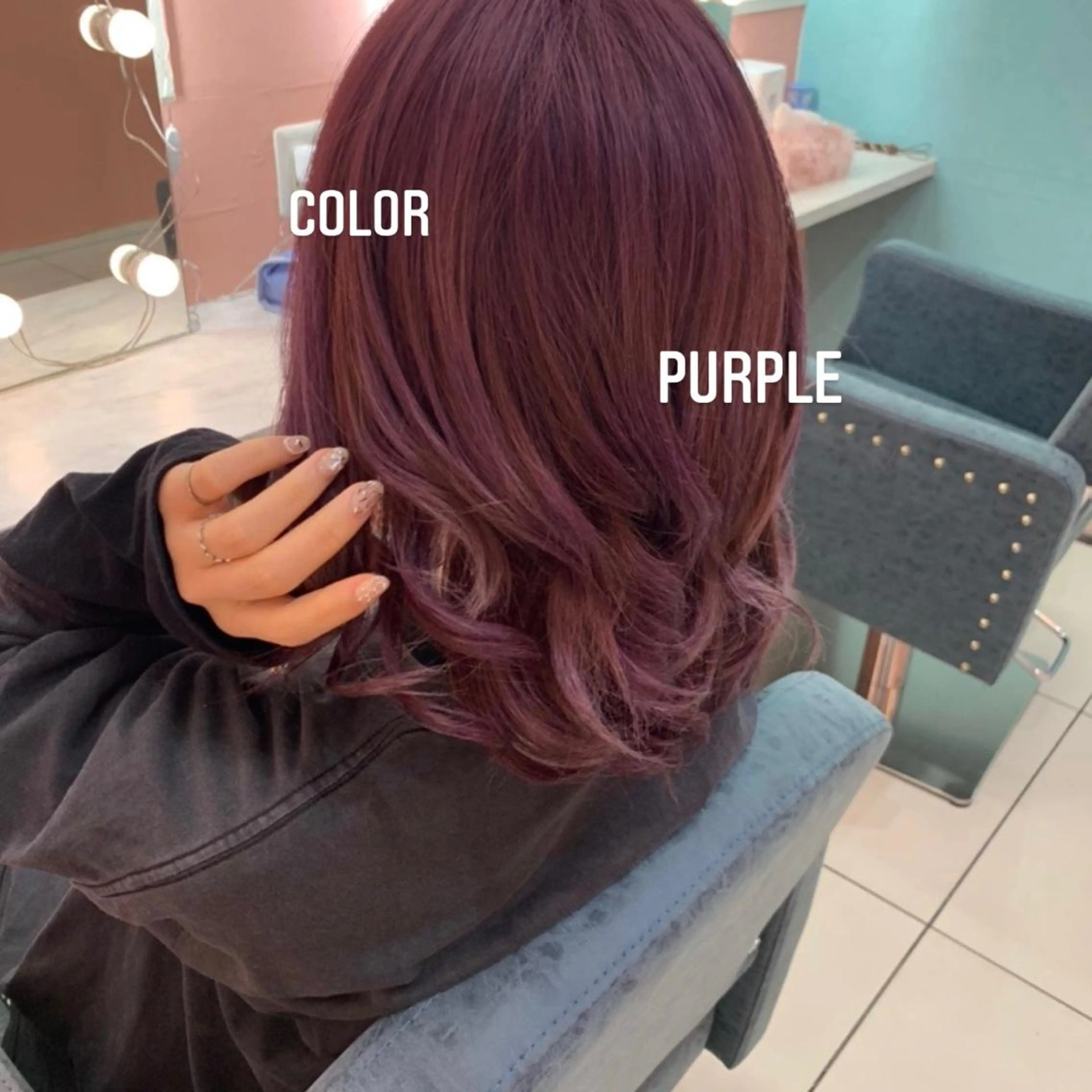 ミディアム カラー ヘアカラー トリートメント エクステ🩵ブリーチ 韓国ヘア🩵KAEのヘアスタイル