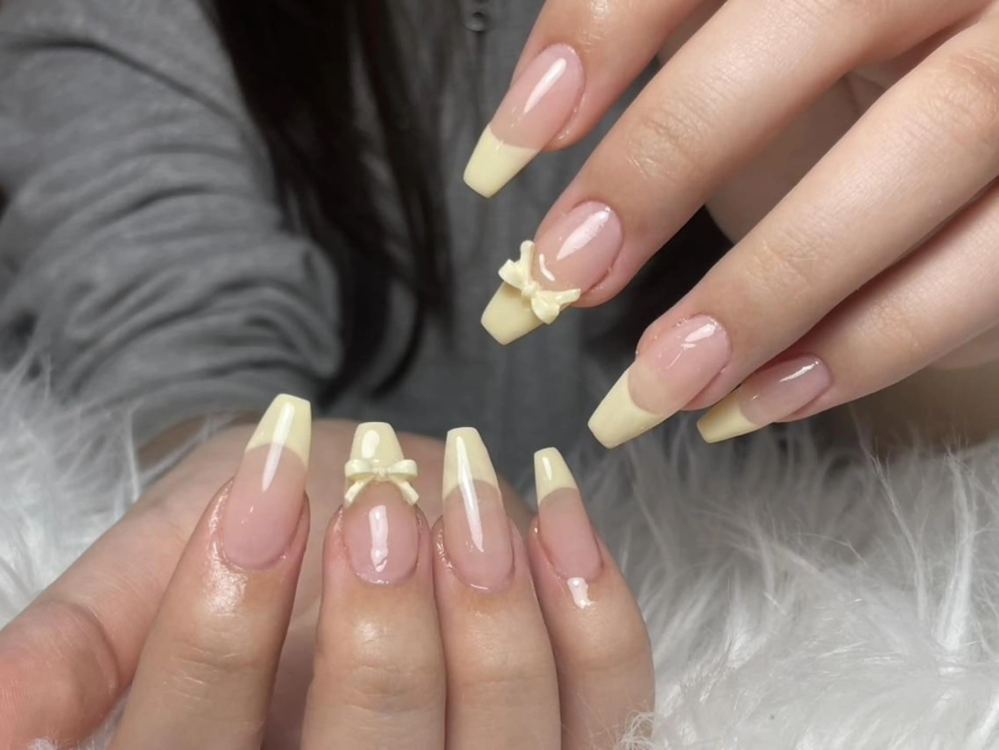 ネイル 長さ出し グラデーション 卒業式 キラキラネイル マグネットネイル アンアンBelle Nail 池袋のネイルデザイン