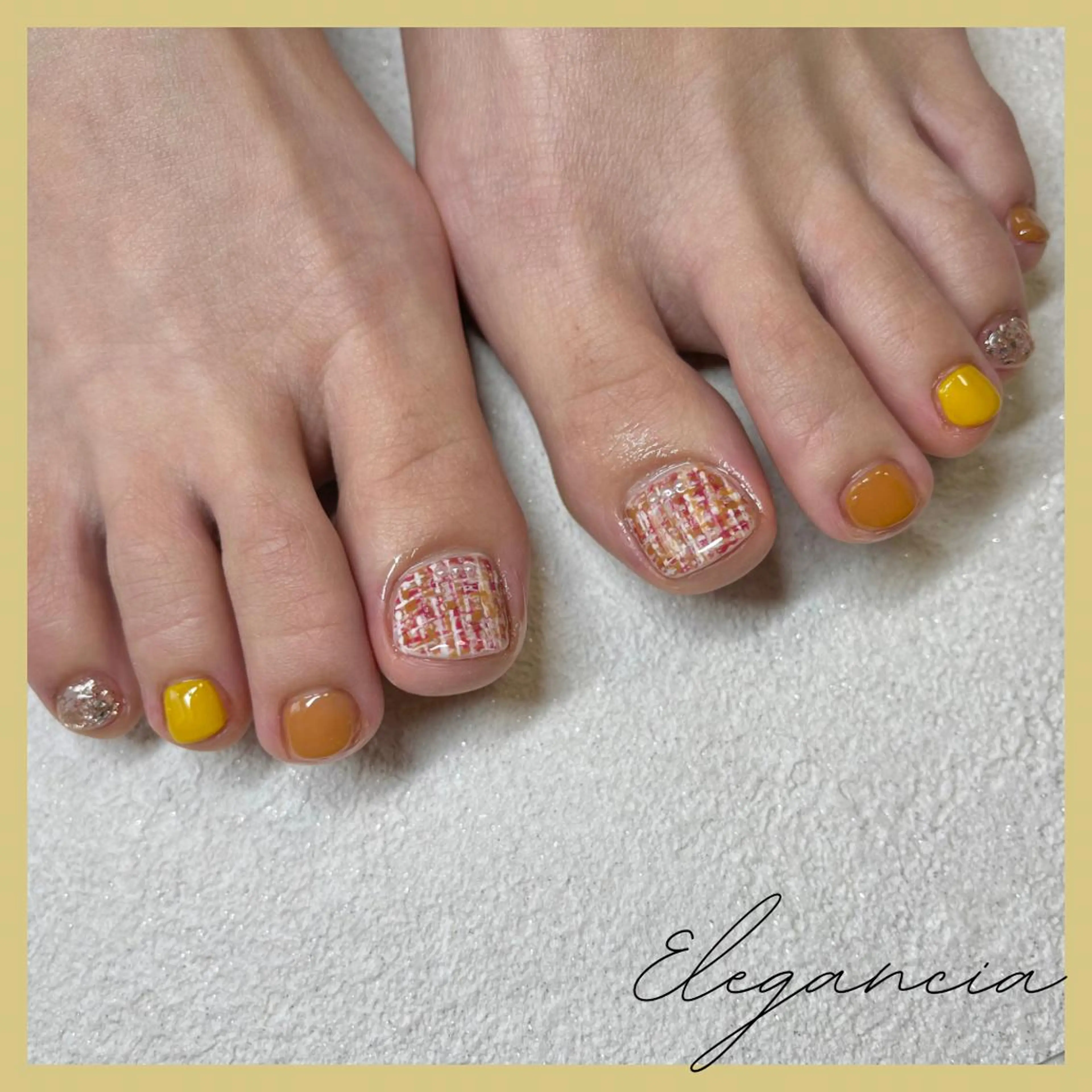 カラー ネイル フットネイル Elegancia. Hiromiのネイルデザイン