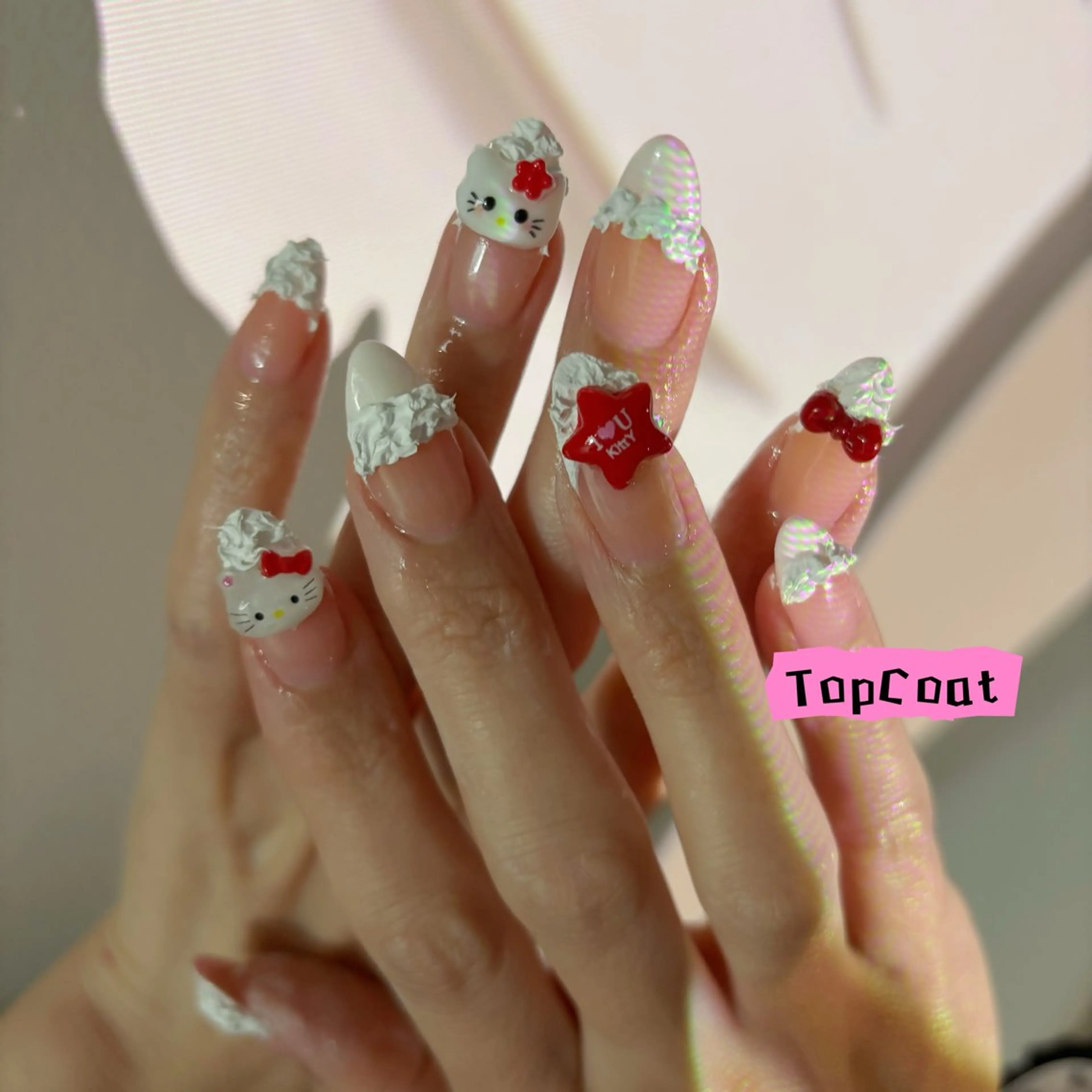 🪽オフ込自爪デザインの写真