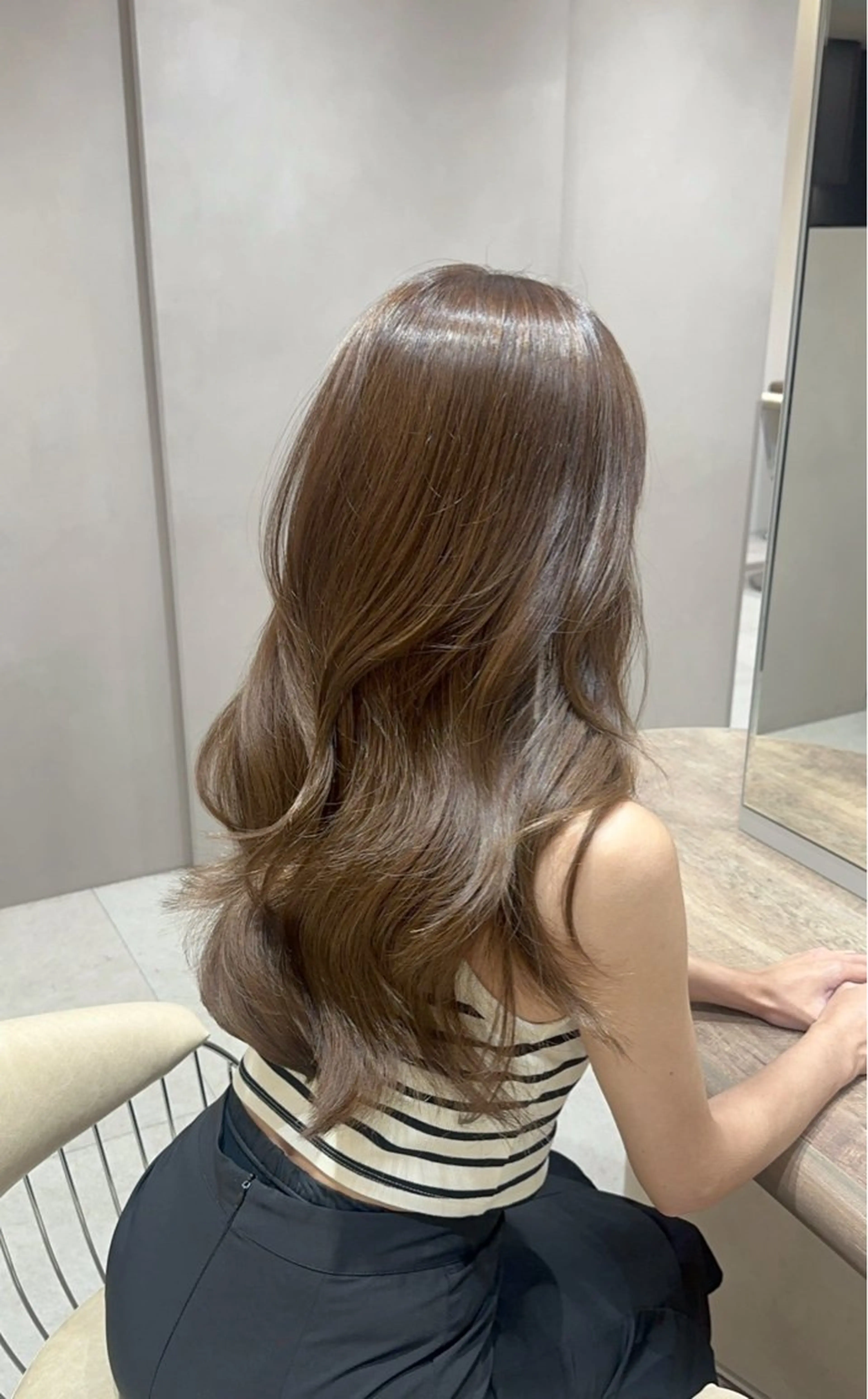 ロング レイヤーカット トリートメント カット ヘアカラー トリートメント 大野 海輔のヘアスタイル