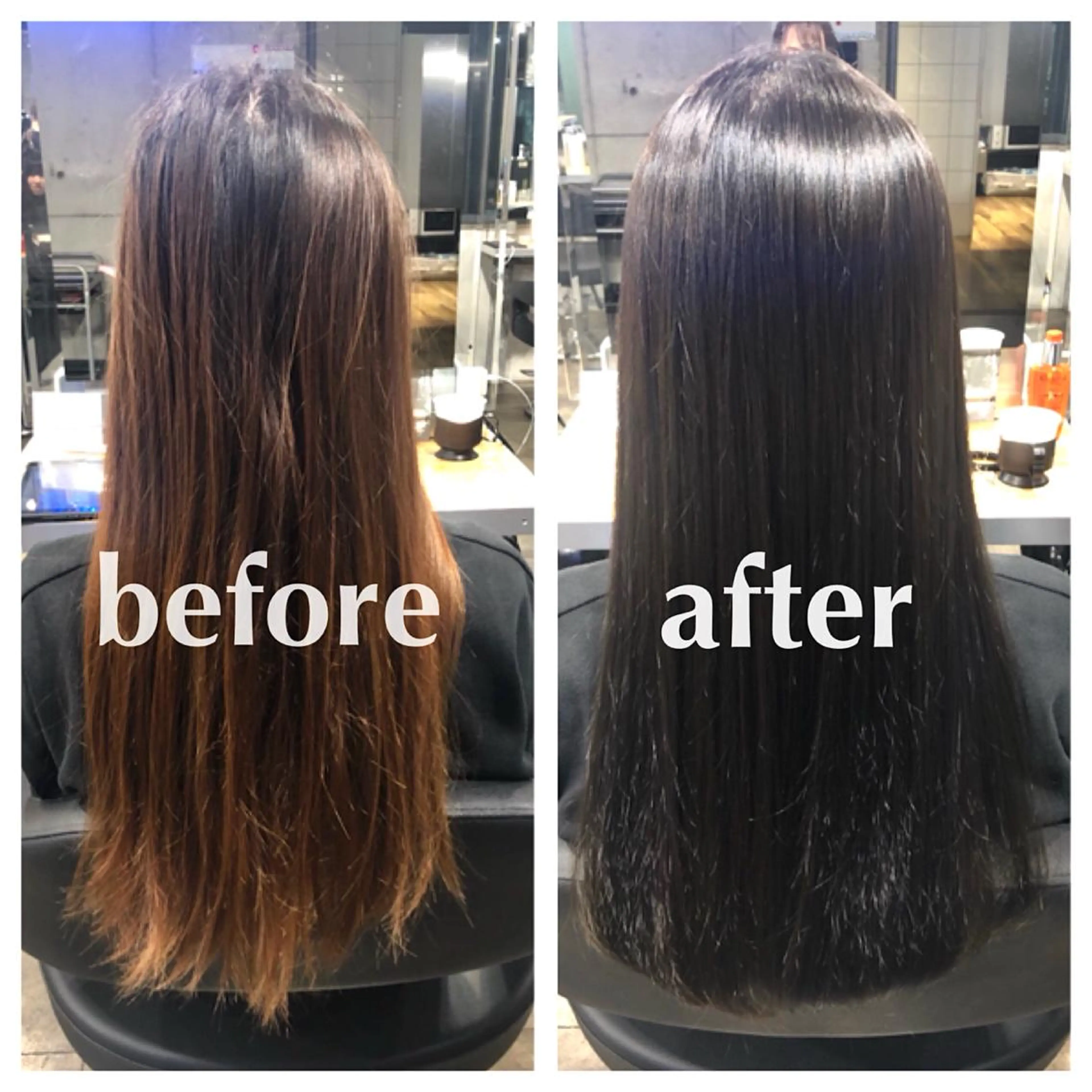 ロング カラー YU-KA ✂︎ROSSOのヘアスタイル