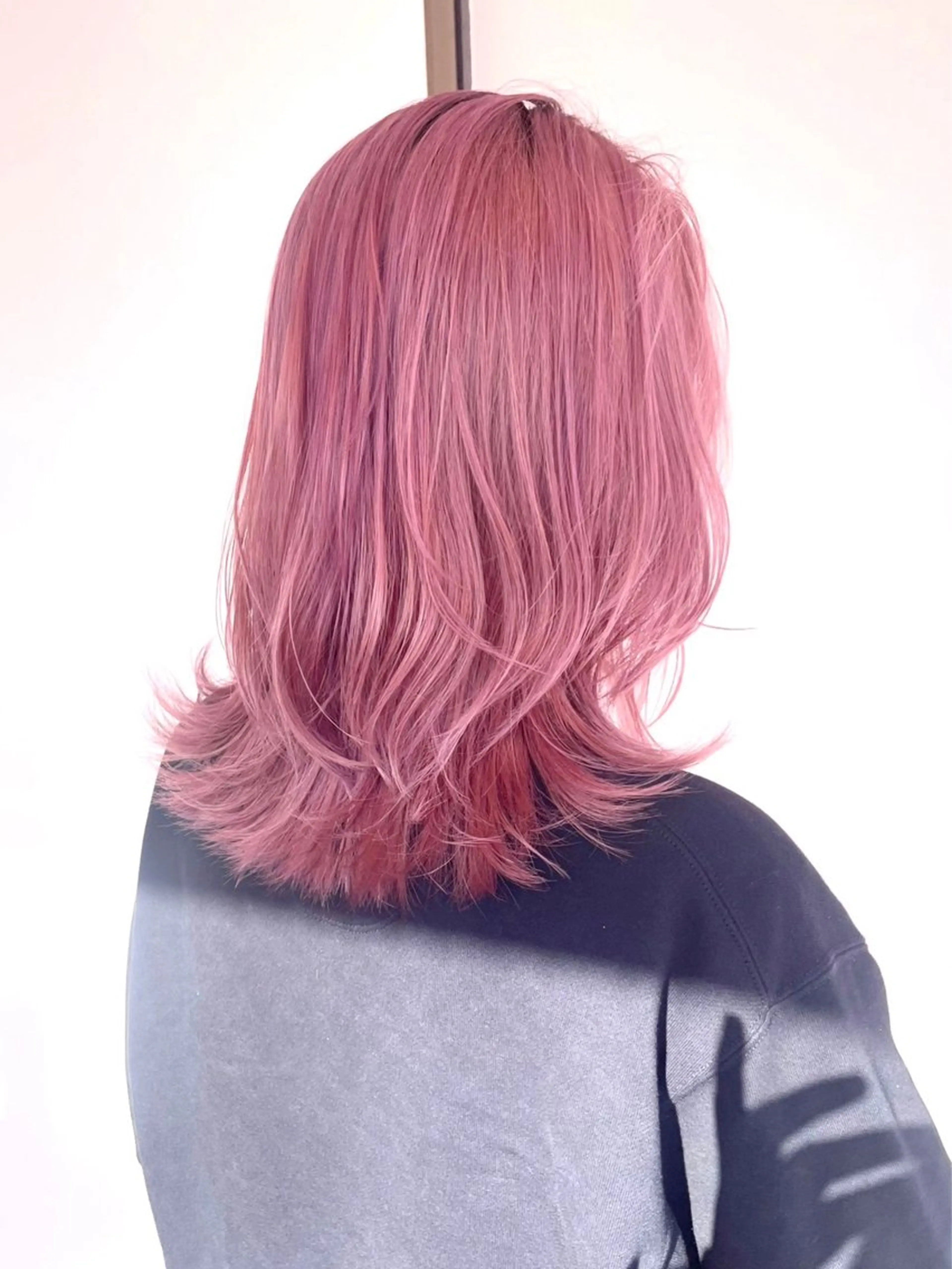 セミロング カラー 🍷暖色カラー🍷 HINATAのヘアスタイル