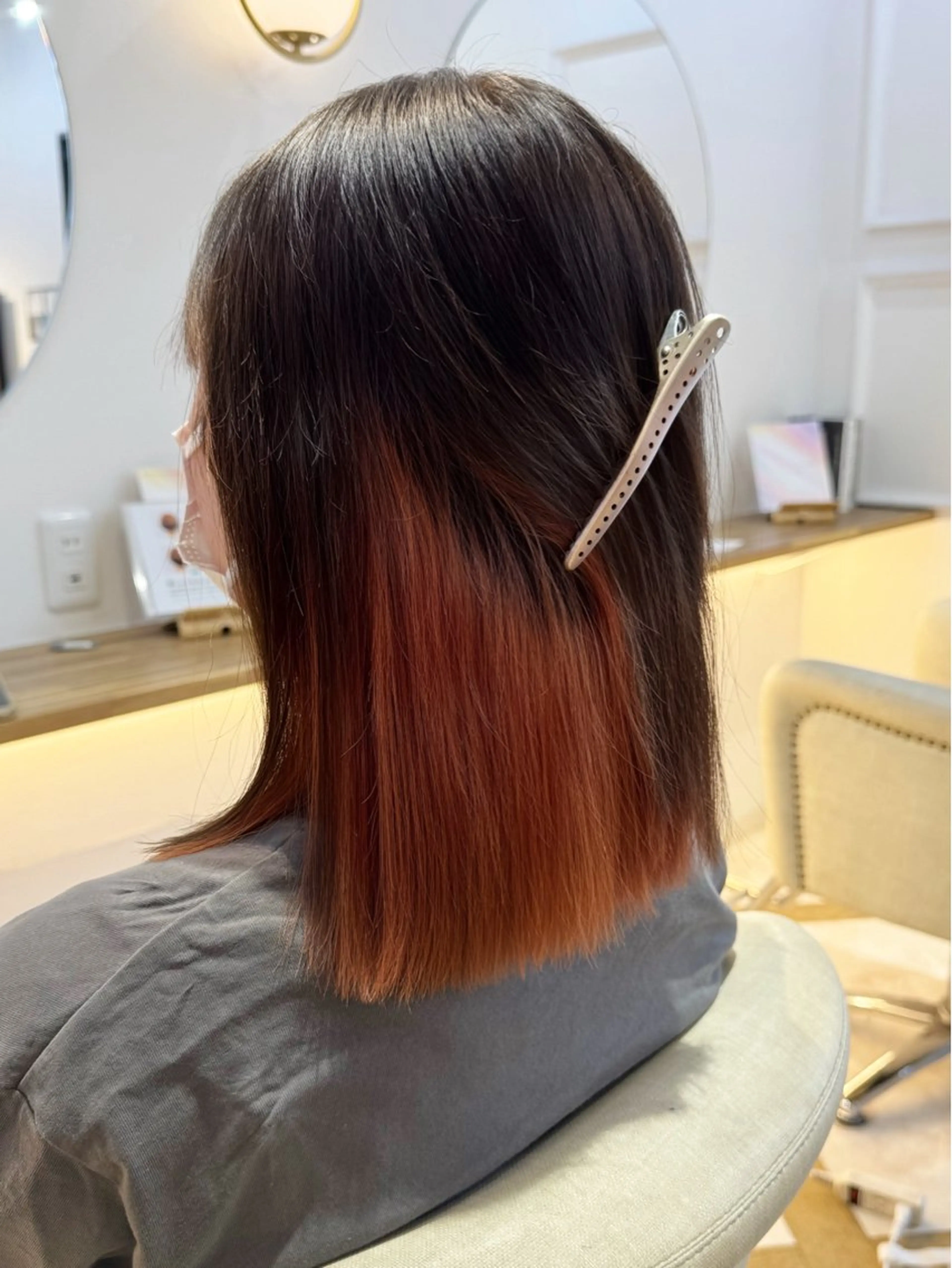 🦋‪ブリーチインナーカラーorエンドカラー🦋‪+1steo保湿トリートメントの写真