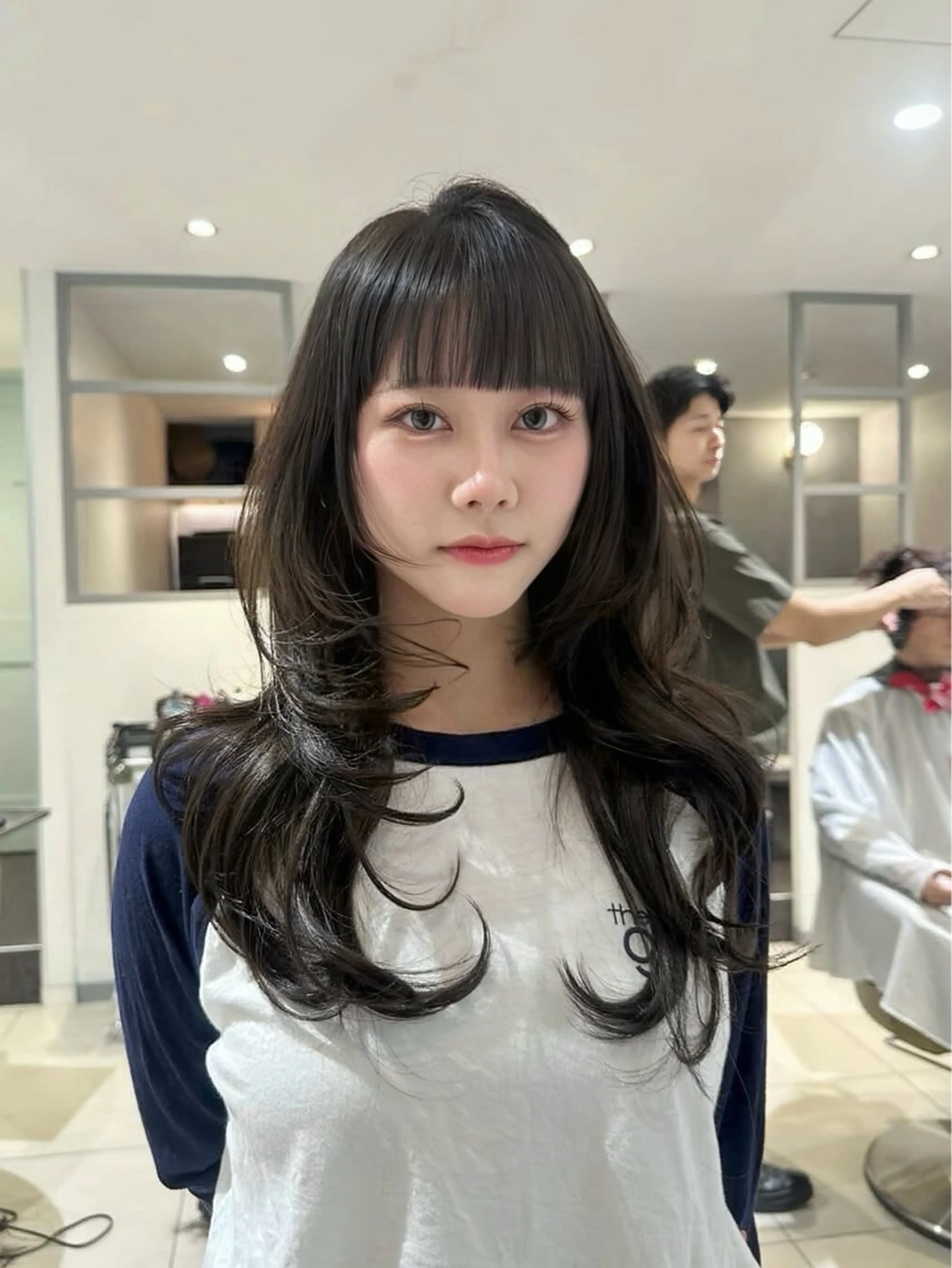 ロング カット ヘアカラー トリートメント 🎀LUNA🎀 レイヤーカット/艶髪のヘアスタイル