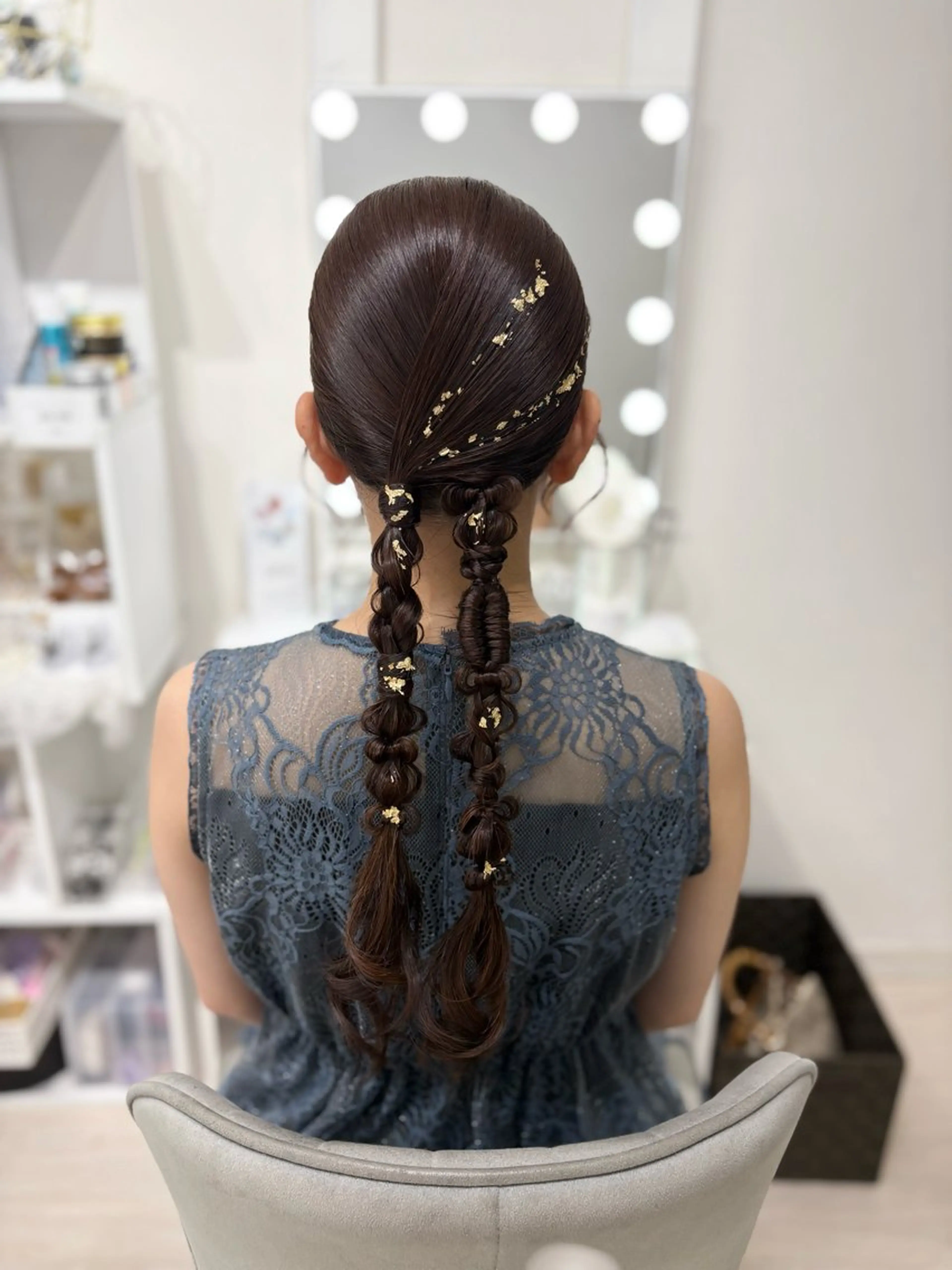 ロング ヘアアレンジ ヘアセットサロン /上坪愛美のヘアスタイル