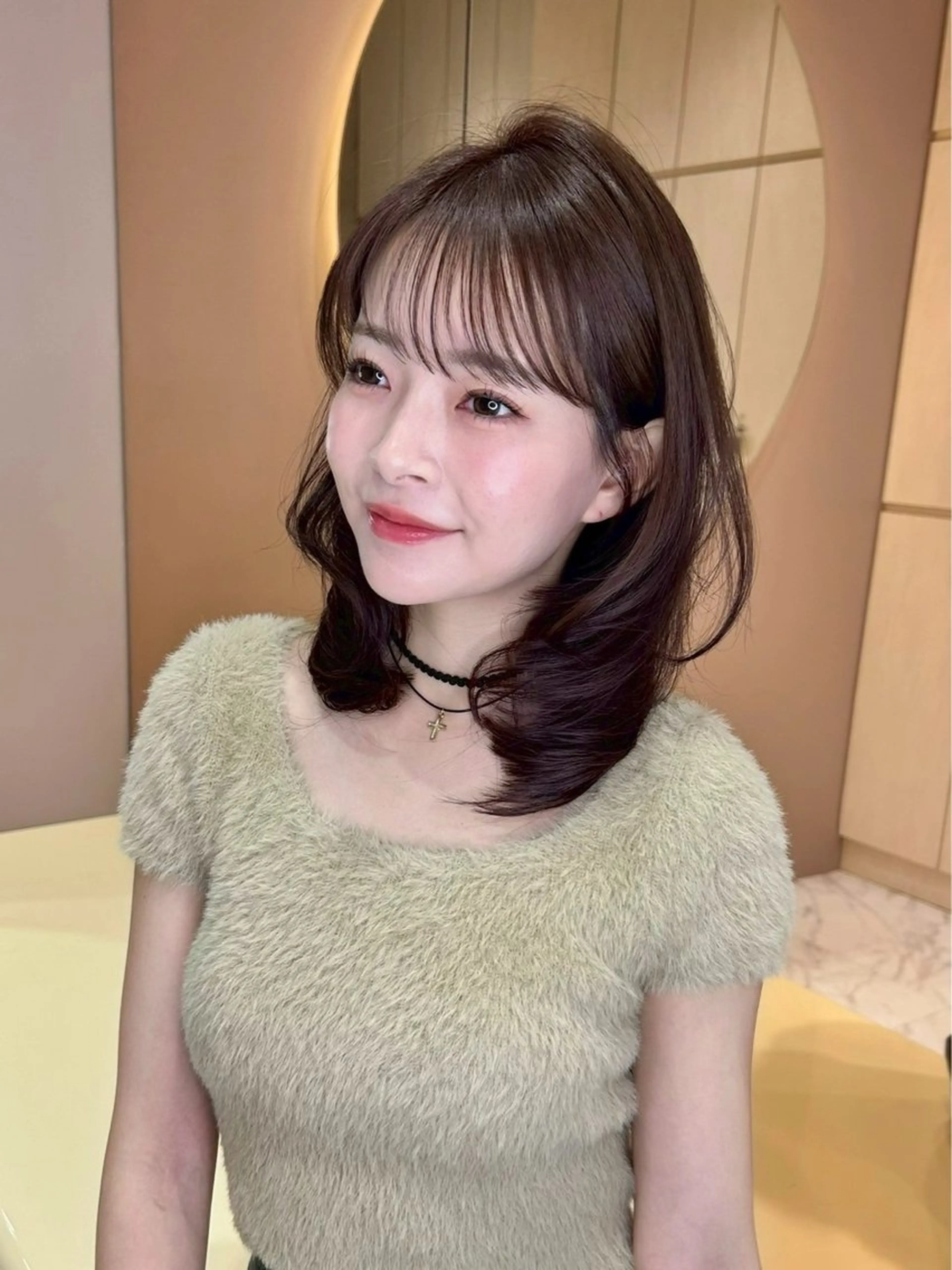 ミディアム 🩵縮毛矯正 /🫧harukaのヘアスタイル