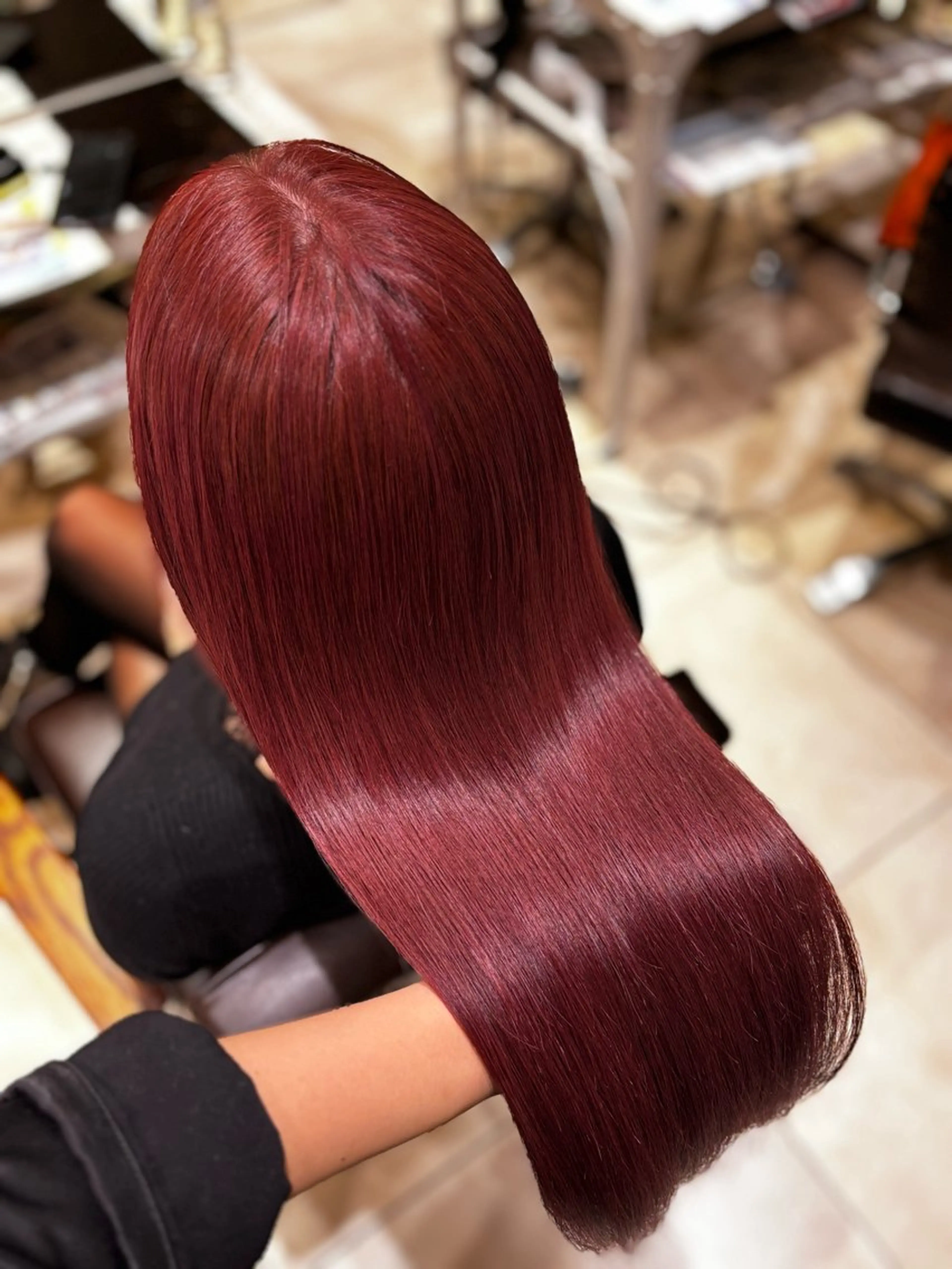 セミロング ヘアカラー 髪質改善/まつパ👀 himari🌻のヘアスタイル