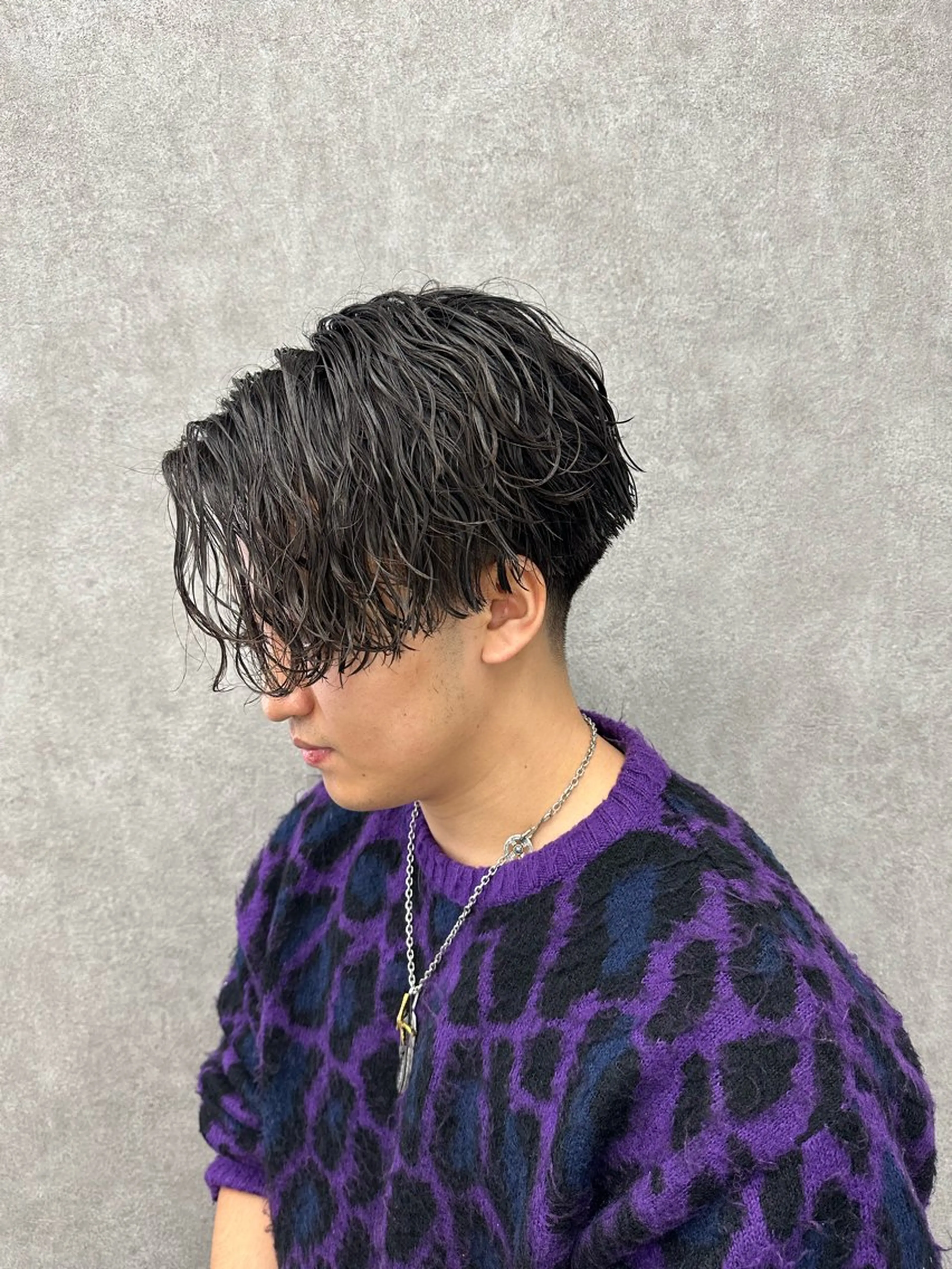 カラー パーマ メンズ カット パーマ 札幌美容室 /光👑のヘアスタイル