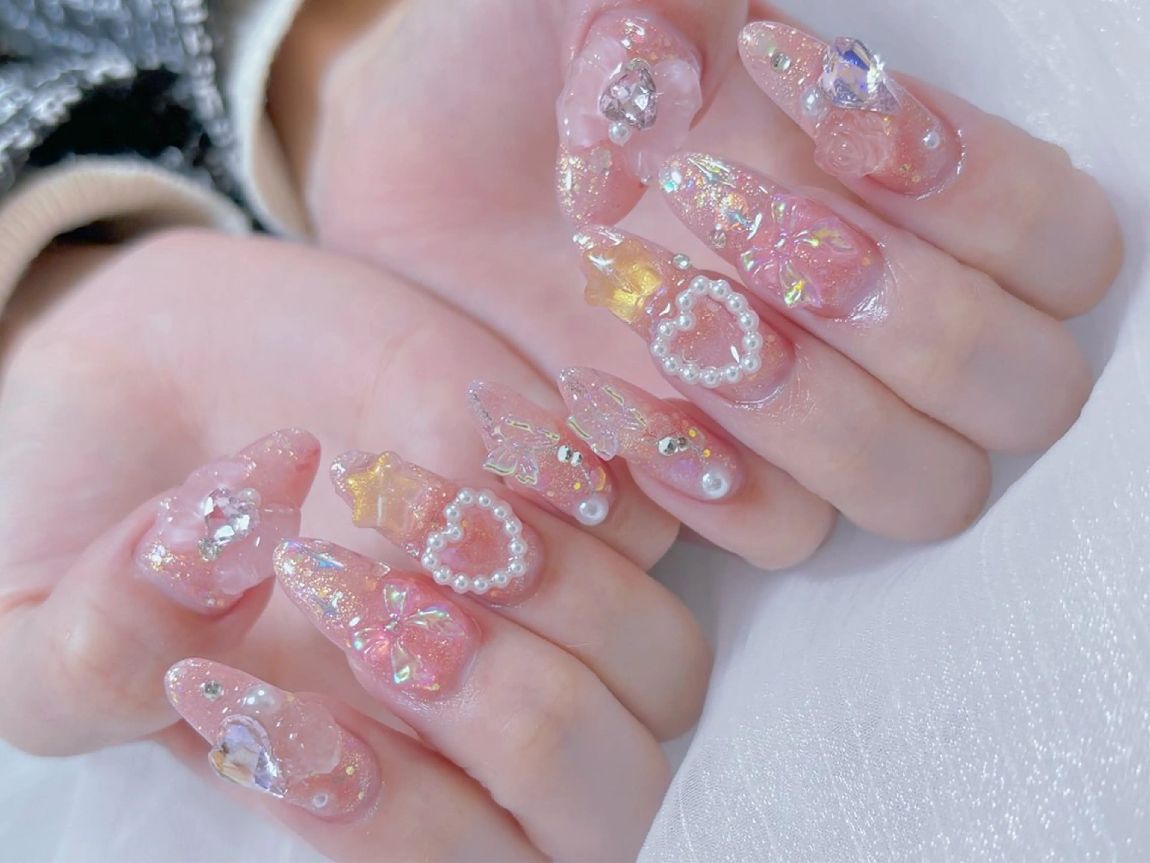 ネイル ハンドネイル ネイルサロンエクラ 🫧Shizukaのネイルデザイン