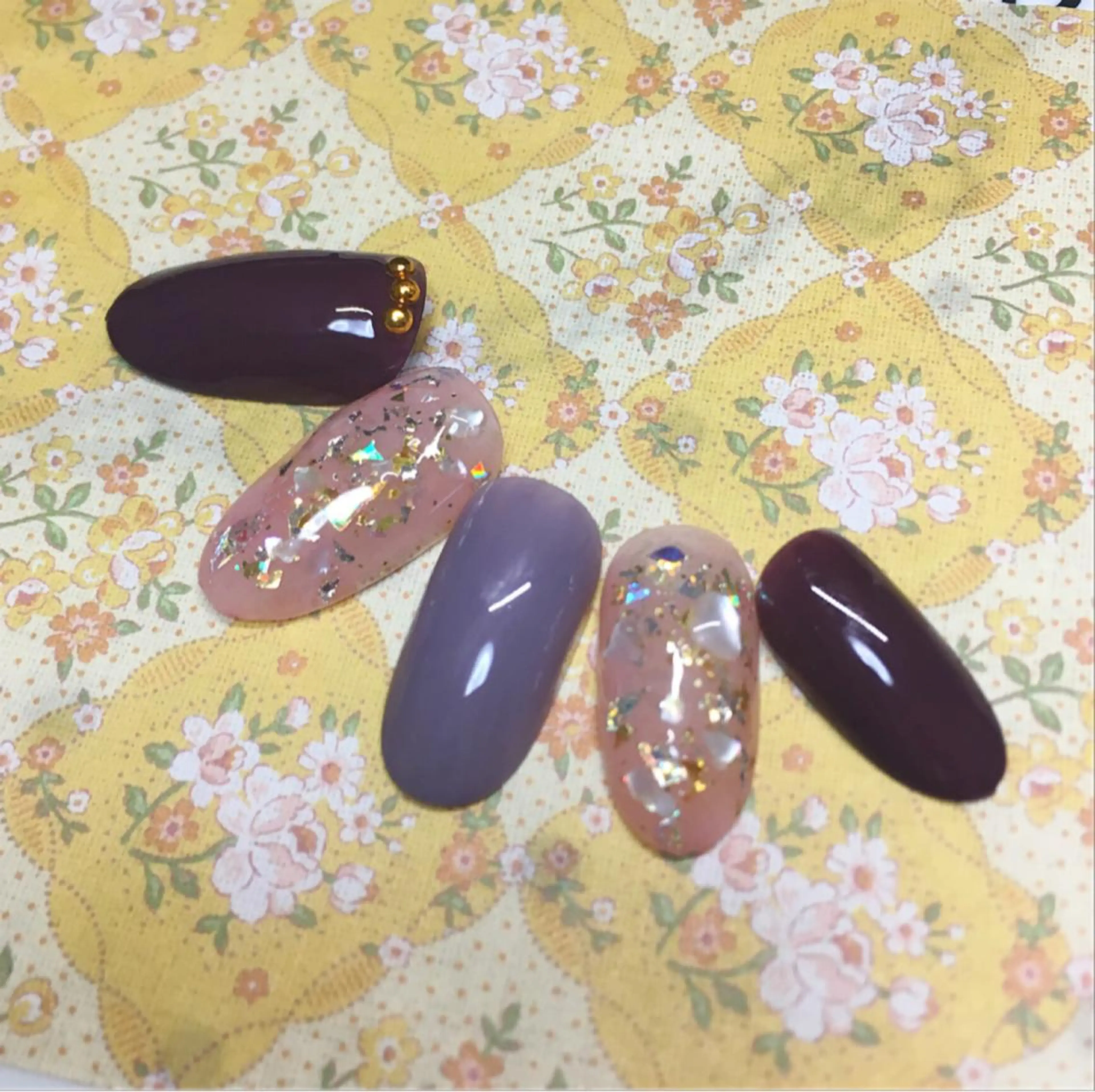 ネイル マツエク・マツパ アートネイル キラキラネイル nail salon＆school felice所属・フェリーチェ瑞江店 新山のネイルデザイン