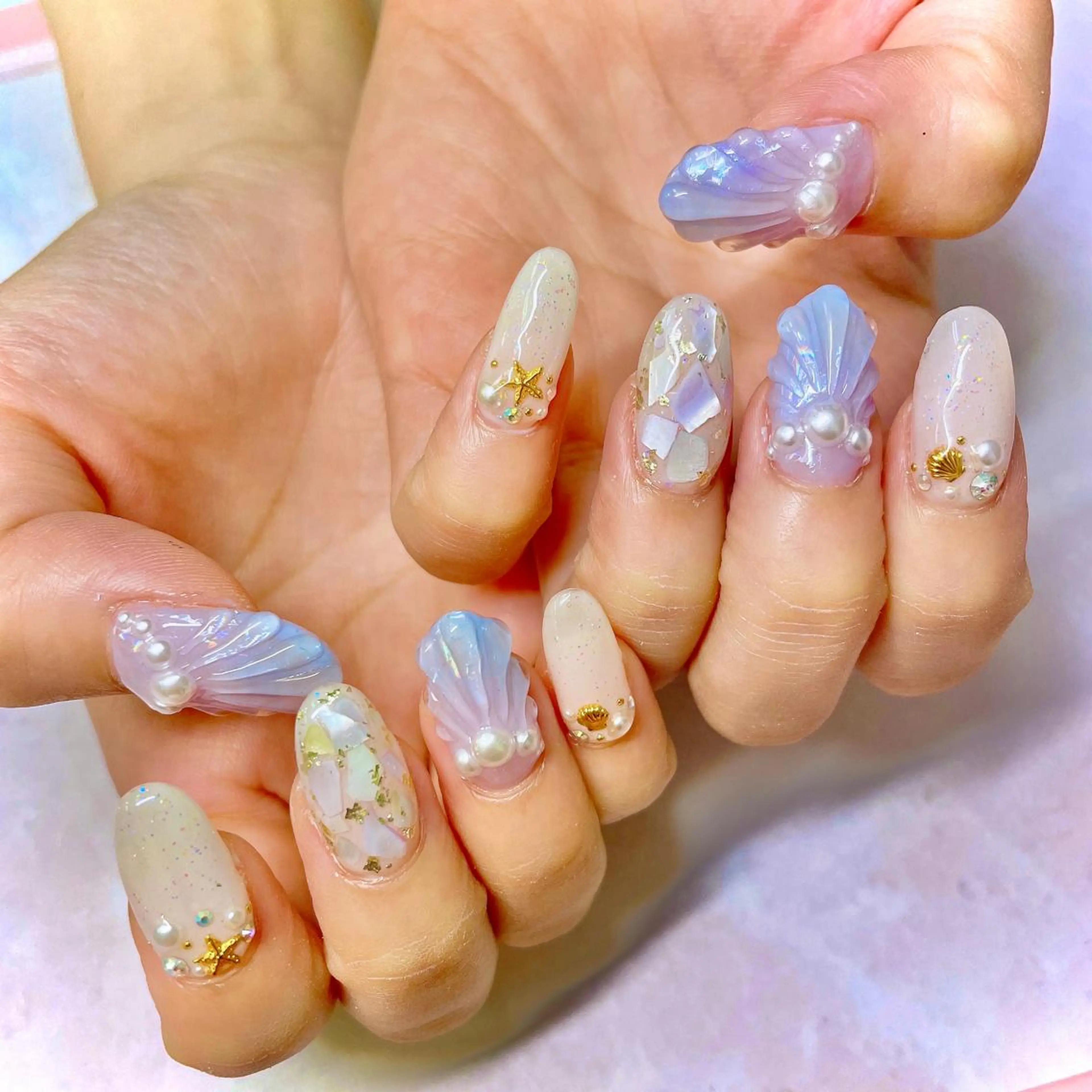 ネイル アートネイル 韓国ネイル ハンドネイル NailSalonMooN所属・Nail Salon MooNのネイルデザイン