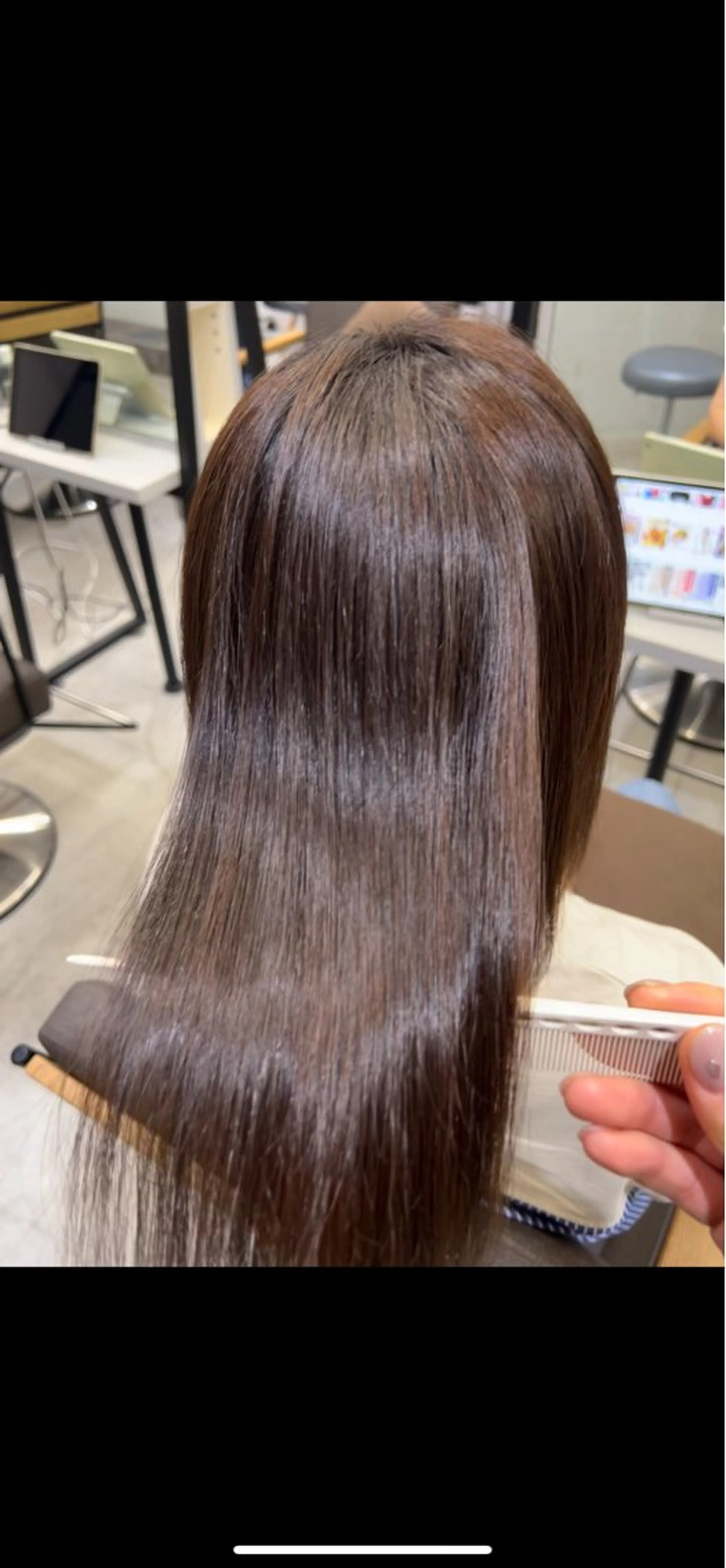 セミロング 縮毛矯正 トリートメント ✨毛髪診断で絶対綺麗 ✨美髪艶髪専門✨高浪のヘアスタイル
