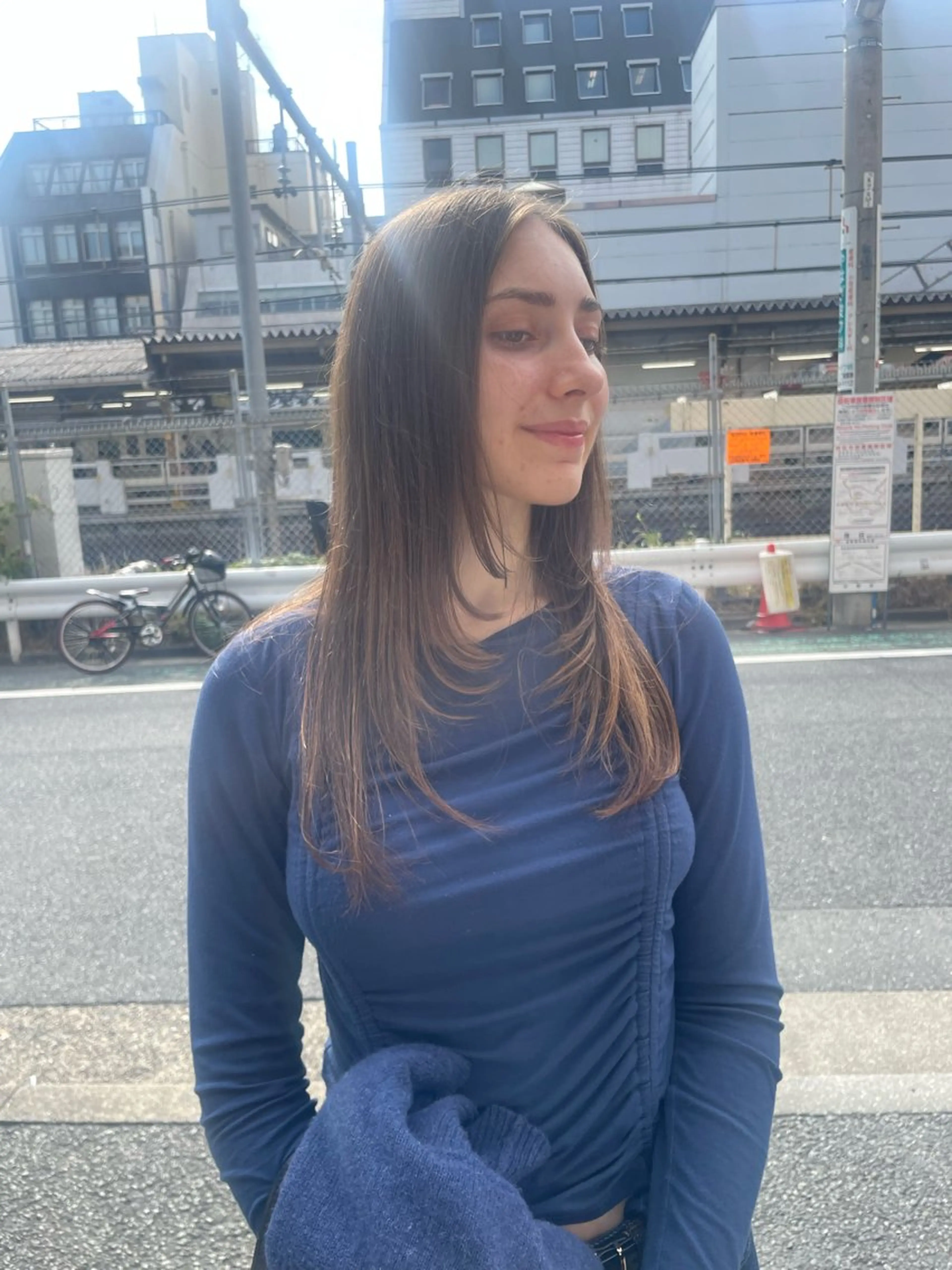 ロング カラー ハイレイヤー レイヤーカット カット ヘアカラー トリートメント 髪質改善/Bloss om🌷高橋沙衣のヘアスタイル