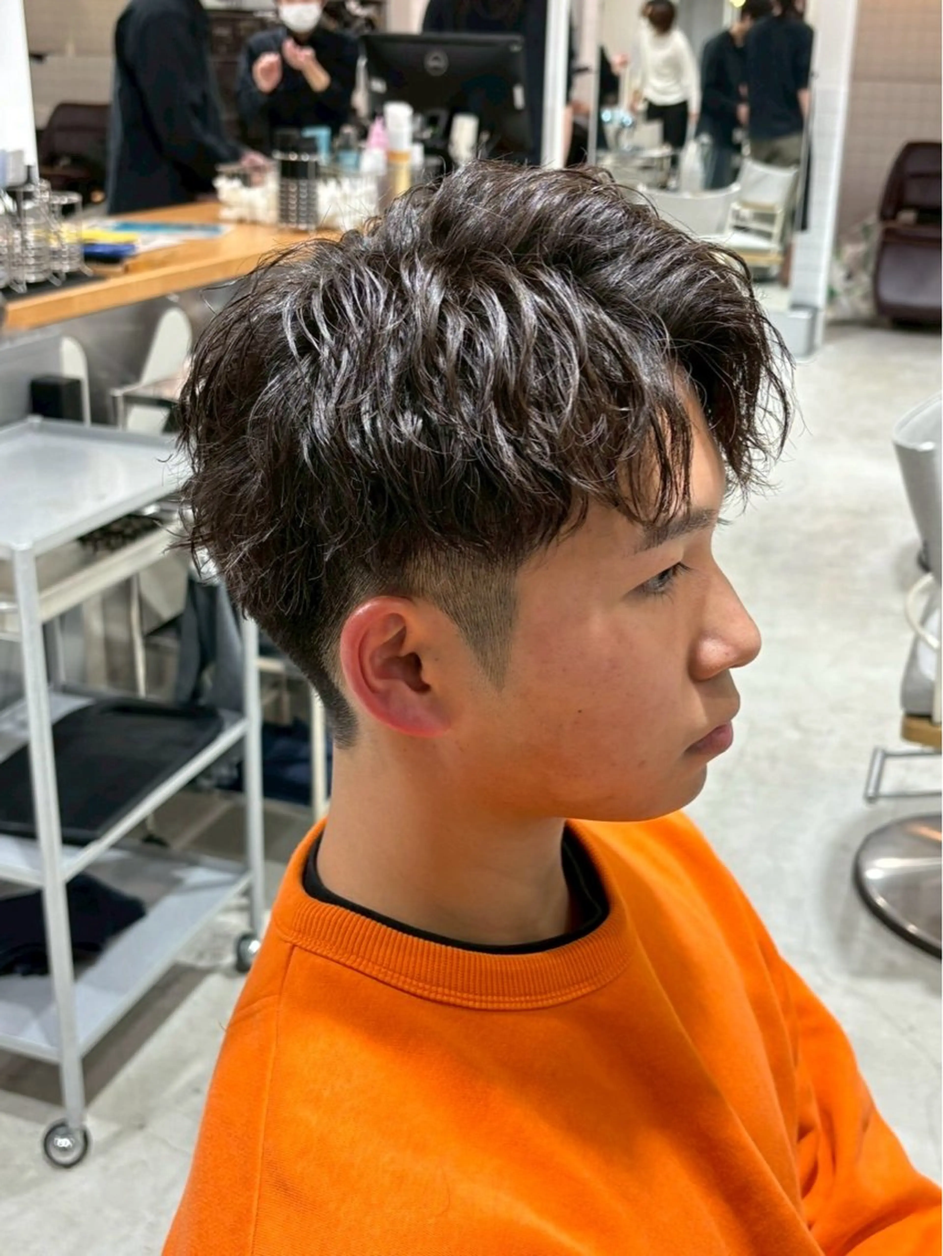 パーマ メンズ 池田 悠里のヘアスタイル