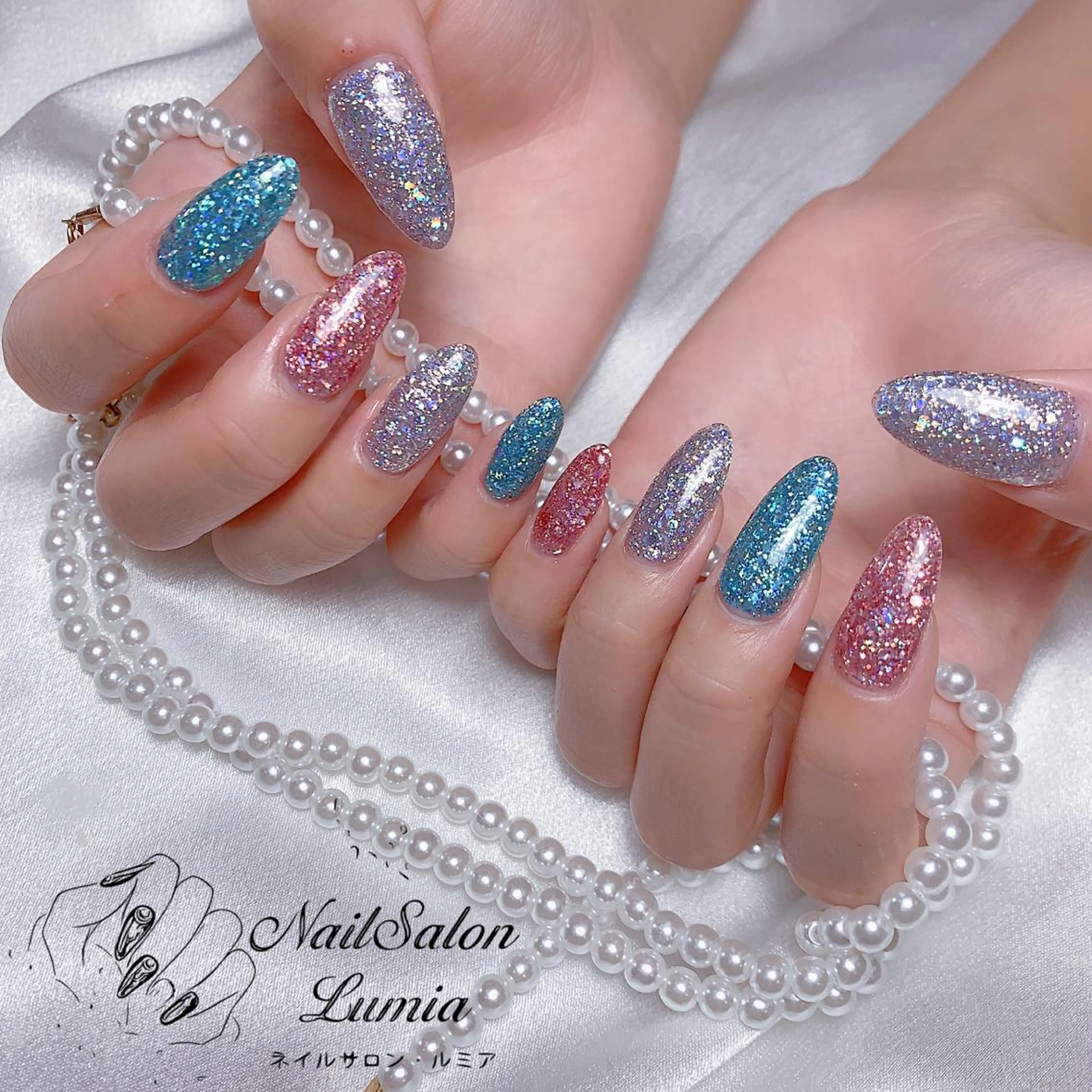 ネイル ハンドネイル ネイルサロン ルミア Lumia 店長のネイルデザイン