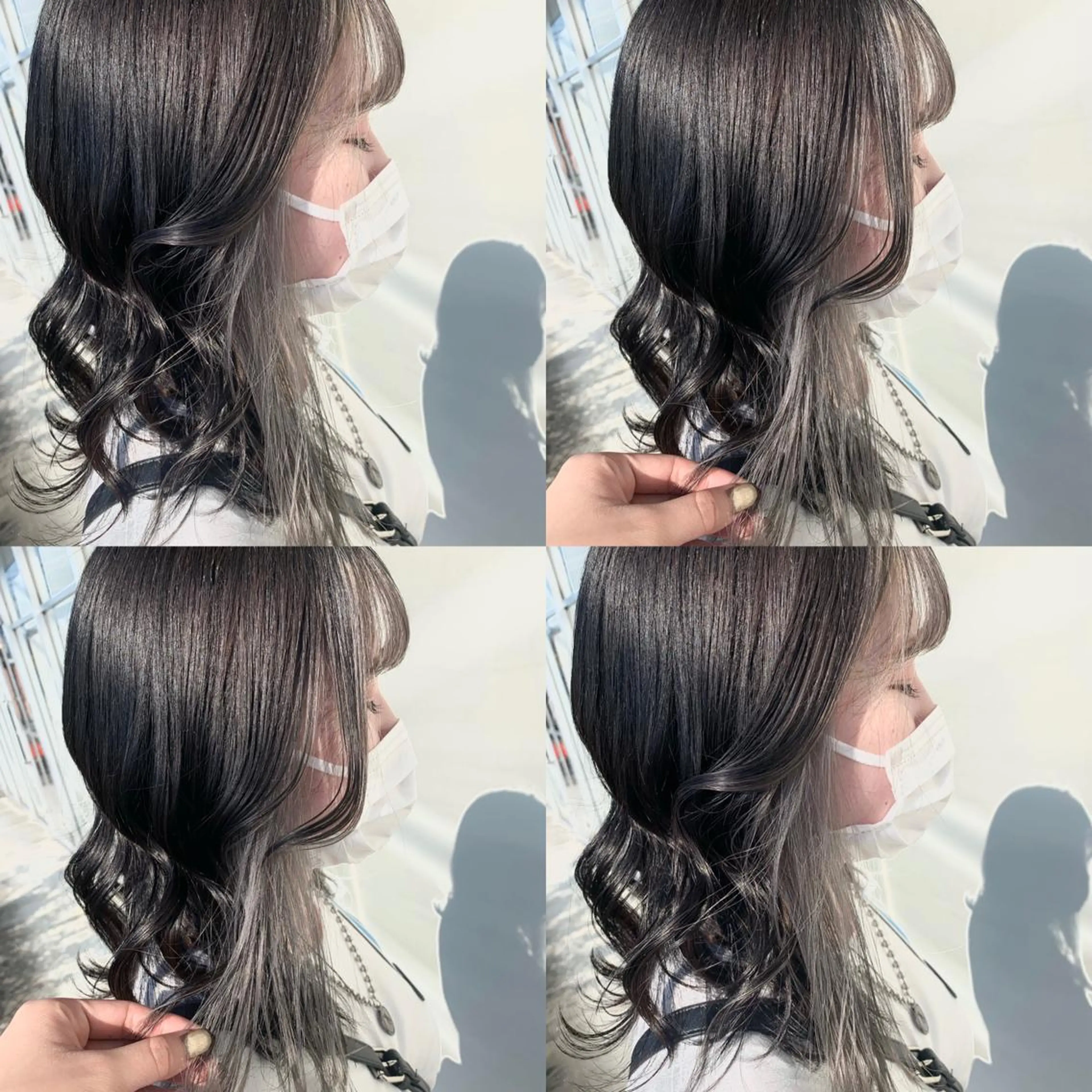 ミディアム カラー hair salon siro所属・小澤 志穂のヘアスタイル