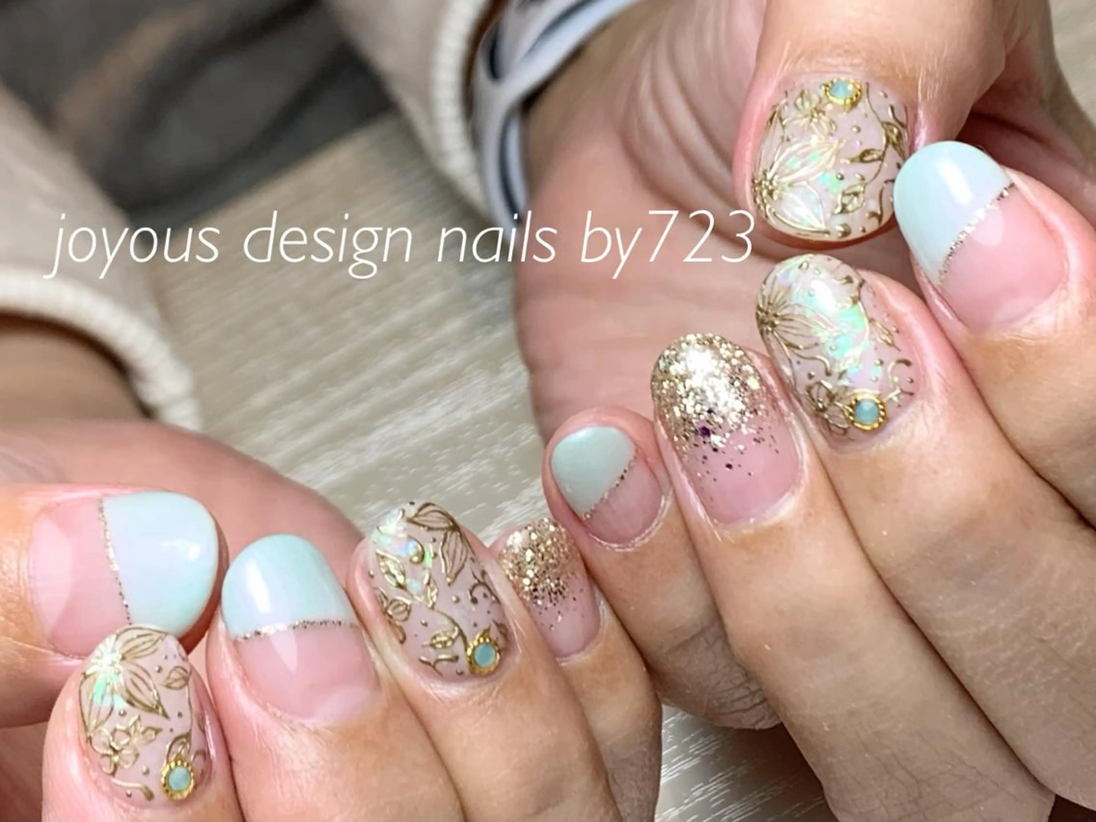 ネイル フレンチネイル ハンドネイル jdn natsumiのネイルデザイン