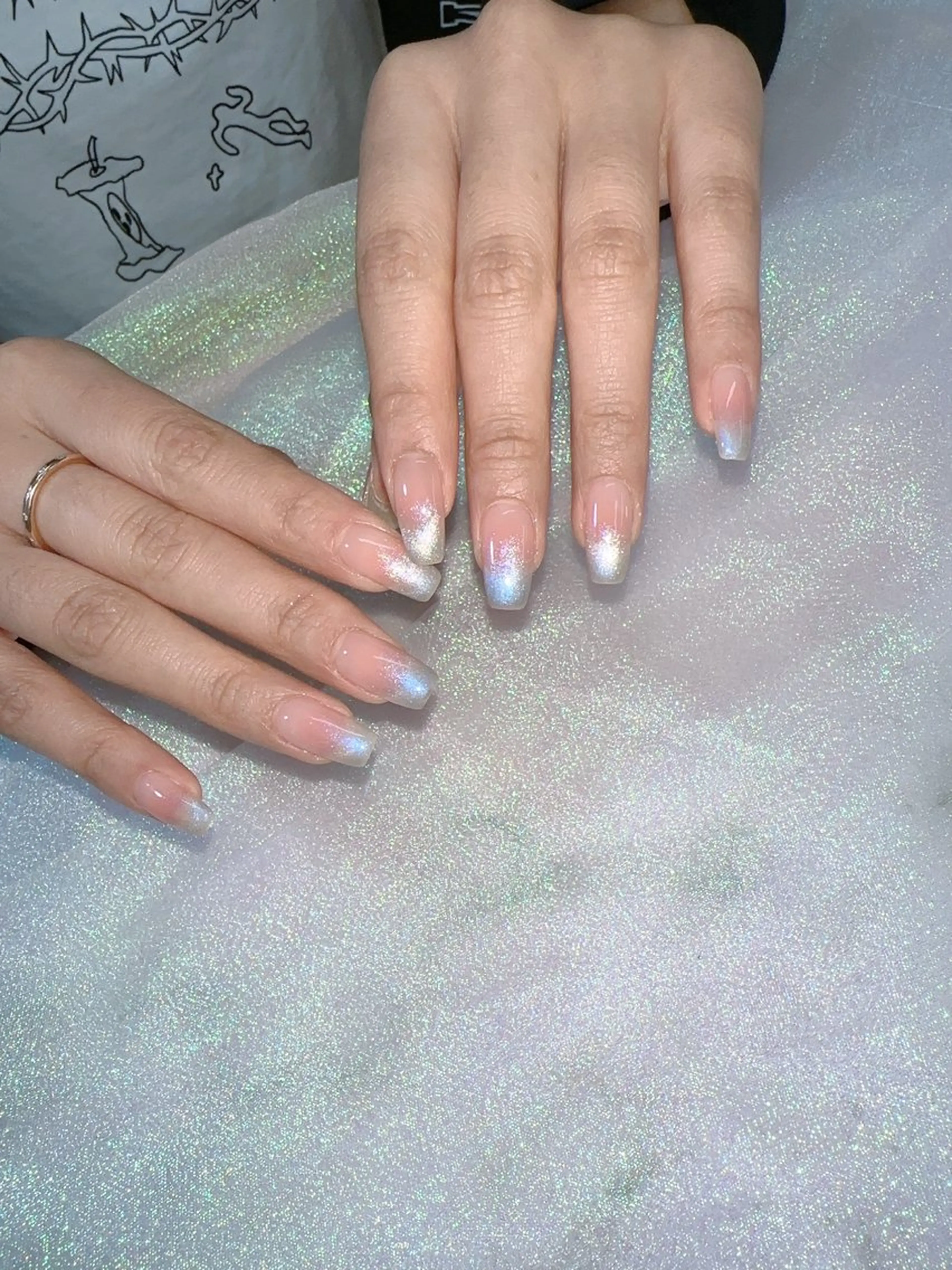 ネイル Hey🌈NAIL 長さ出し専門店のネイルデザイン