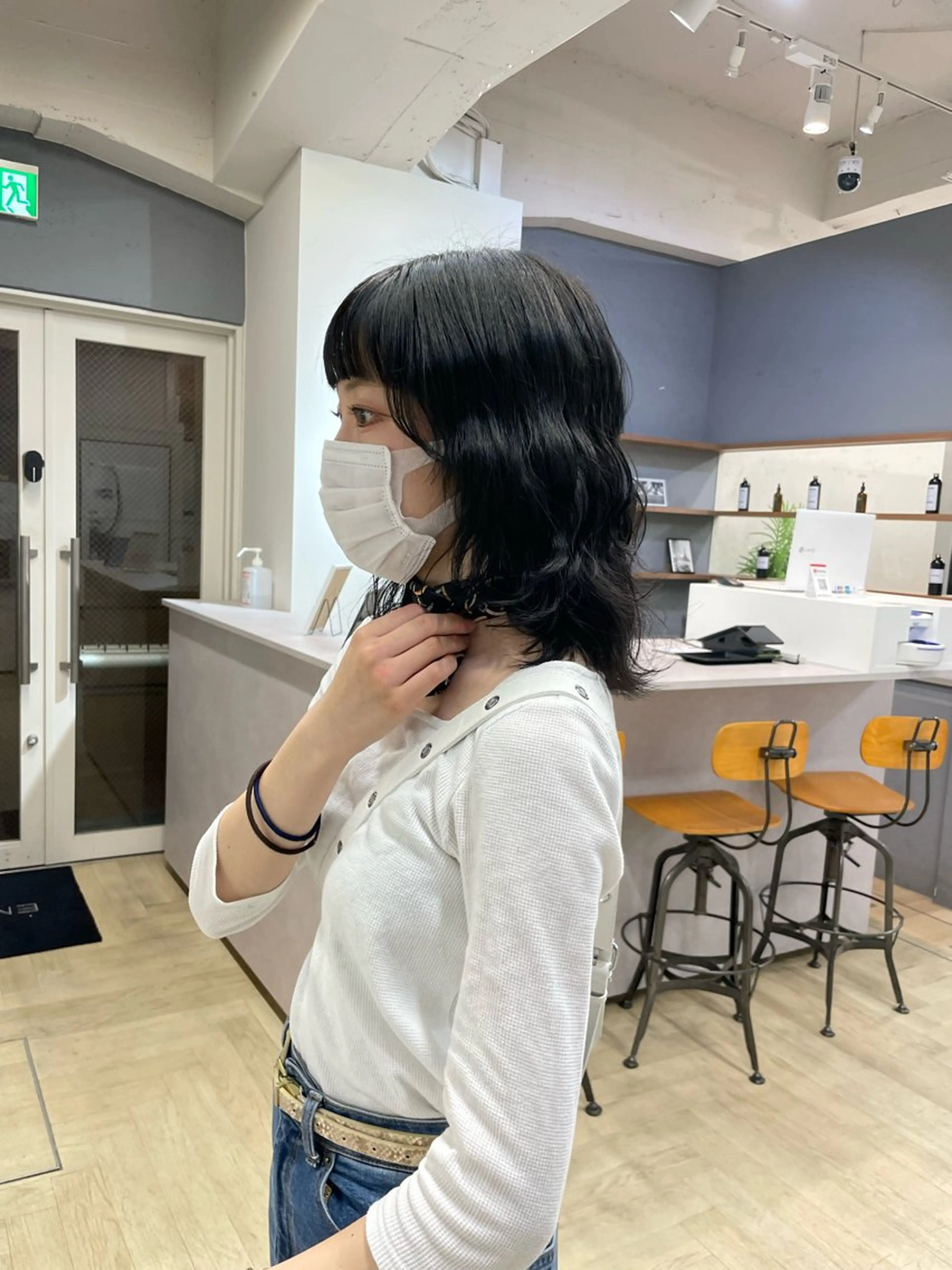 ミディアム akane .のヘアスタイル