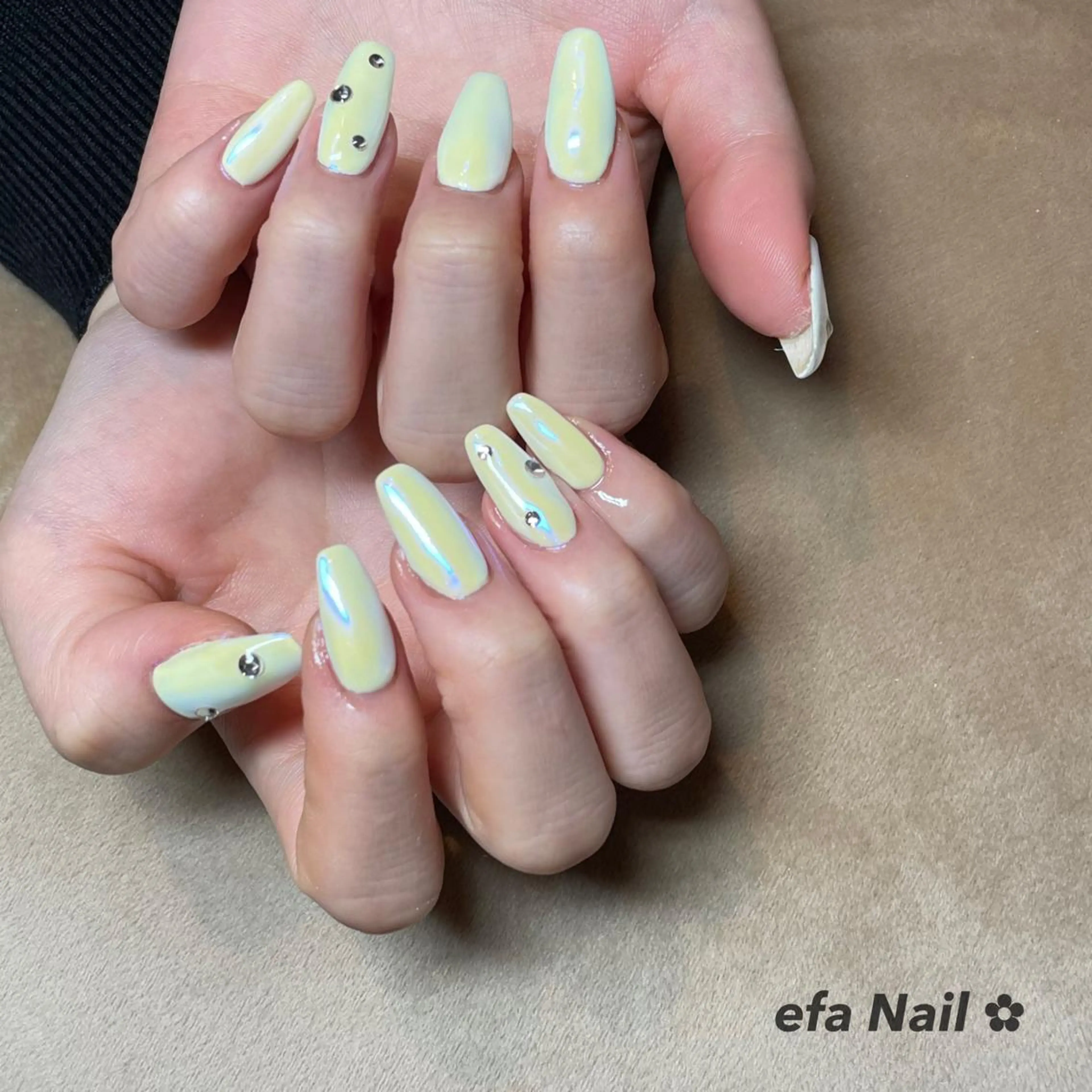 ネイル オーロラネイル ハンドネイル efa's  EyeNail-おもろまち-所属・efa Nail 🌺Okinawaのネイルデザイン