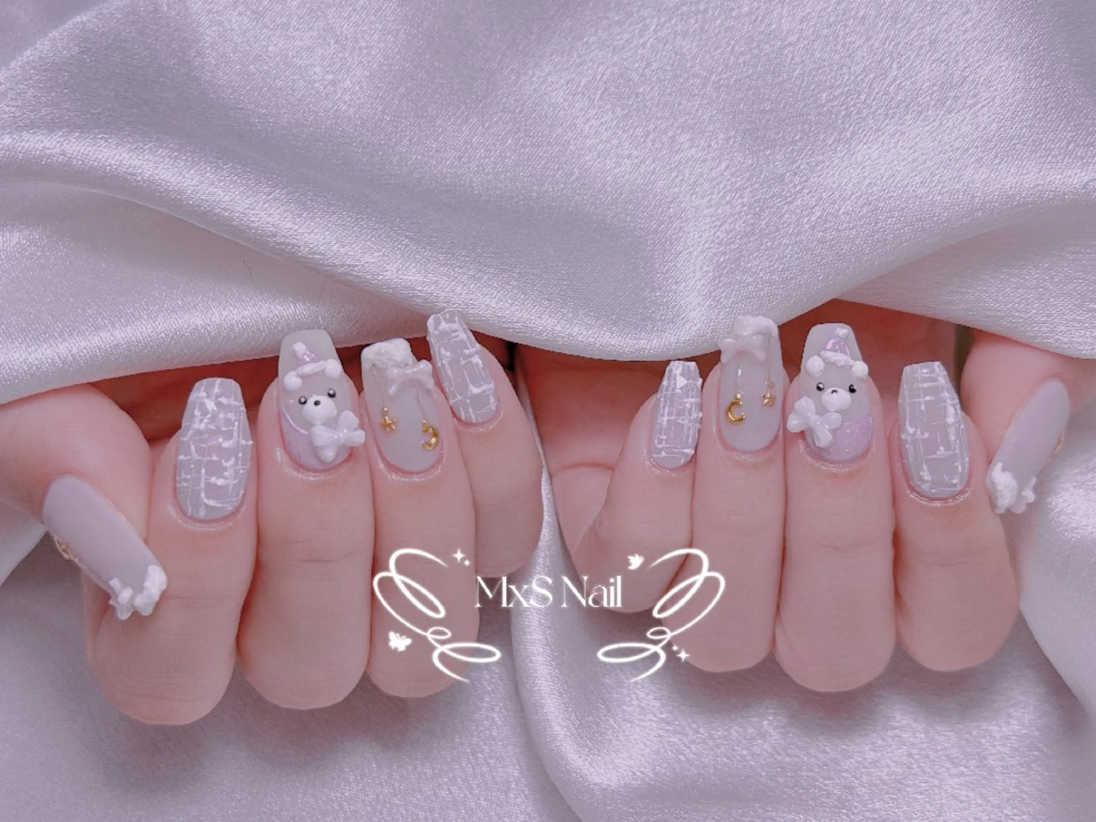 ネイル ハンドネイル MxS Nail 【長さだし/フィルイン/マグネット/ワンホンネイル/韓国ネイル/パラジェル】所属・M×S Nail みなのネイルデザイン