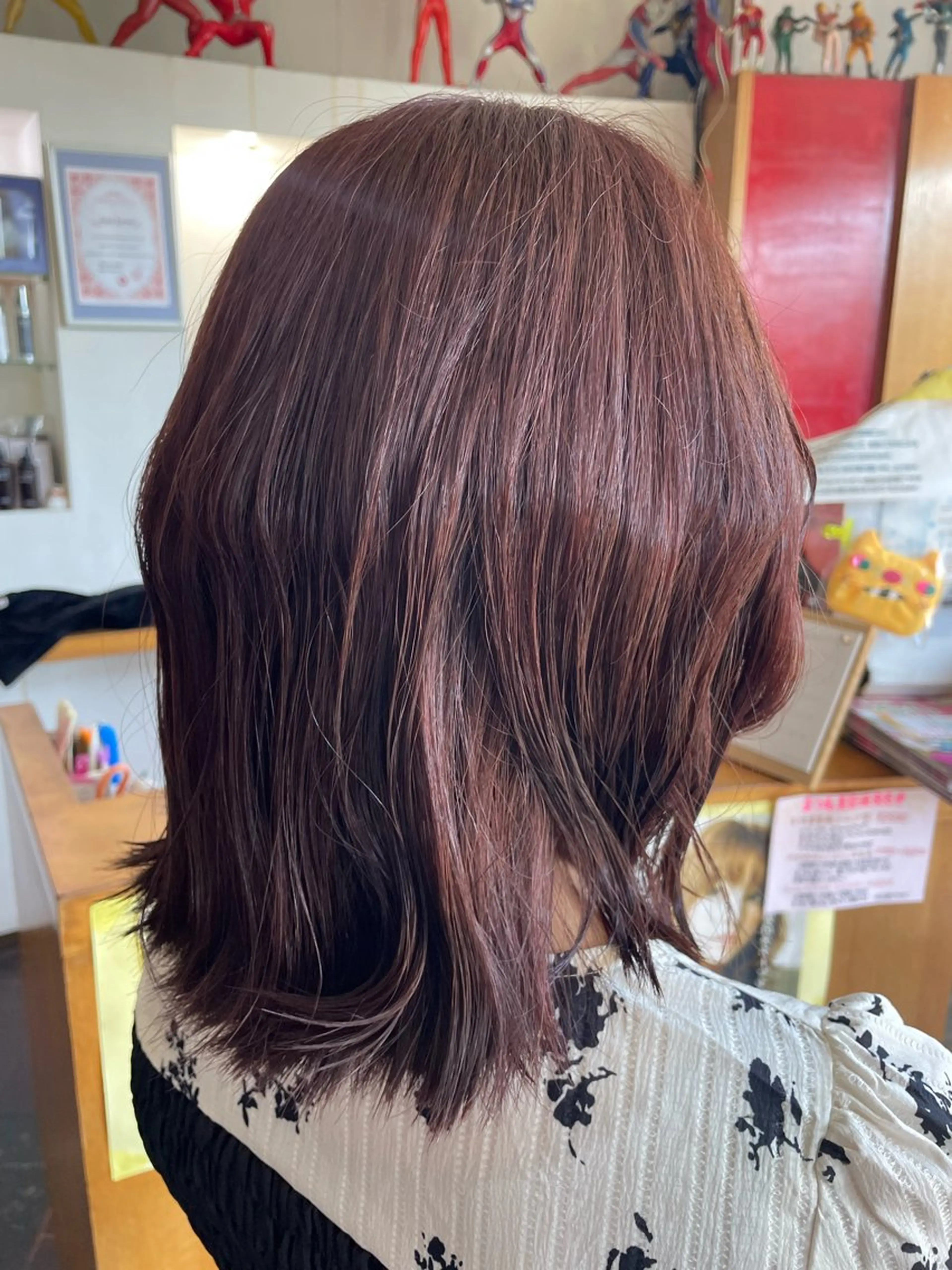 セミロング ヘアカラー 美容室アークス所属・美容室ARKS 黒田杏奈のヘアスタイル