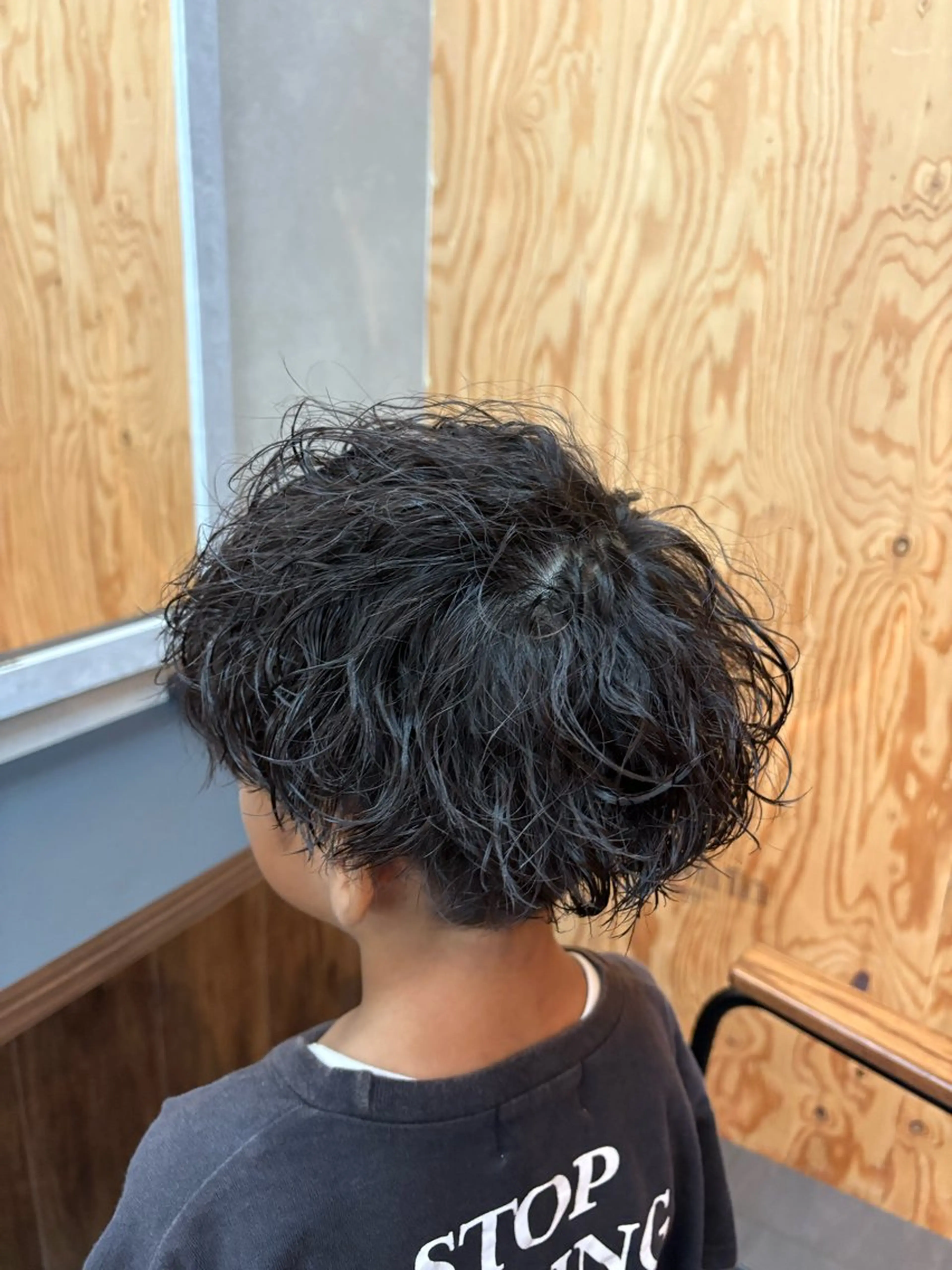 ショート パーマ メンズ メンズサロン Aso bee 桑原 剛志のヘアスタイル