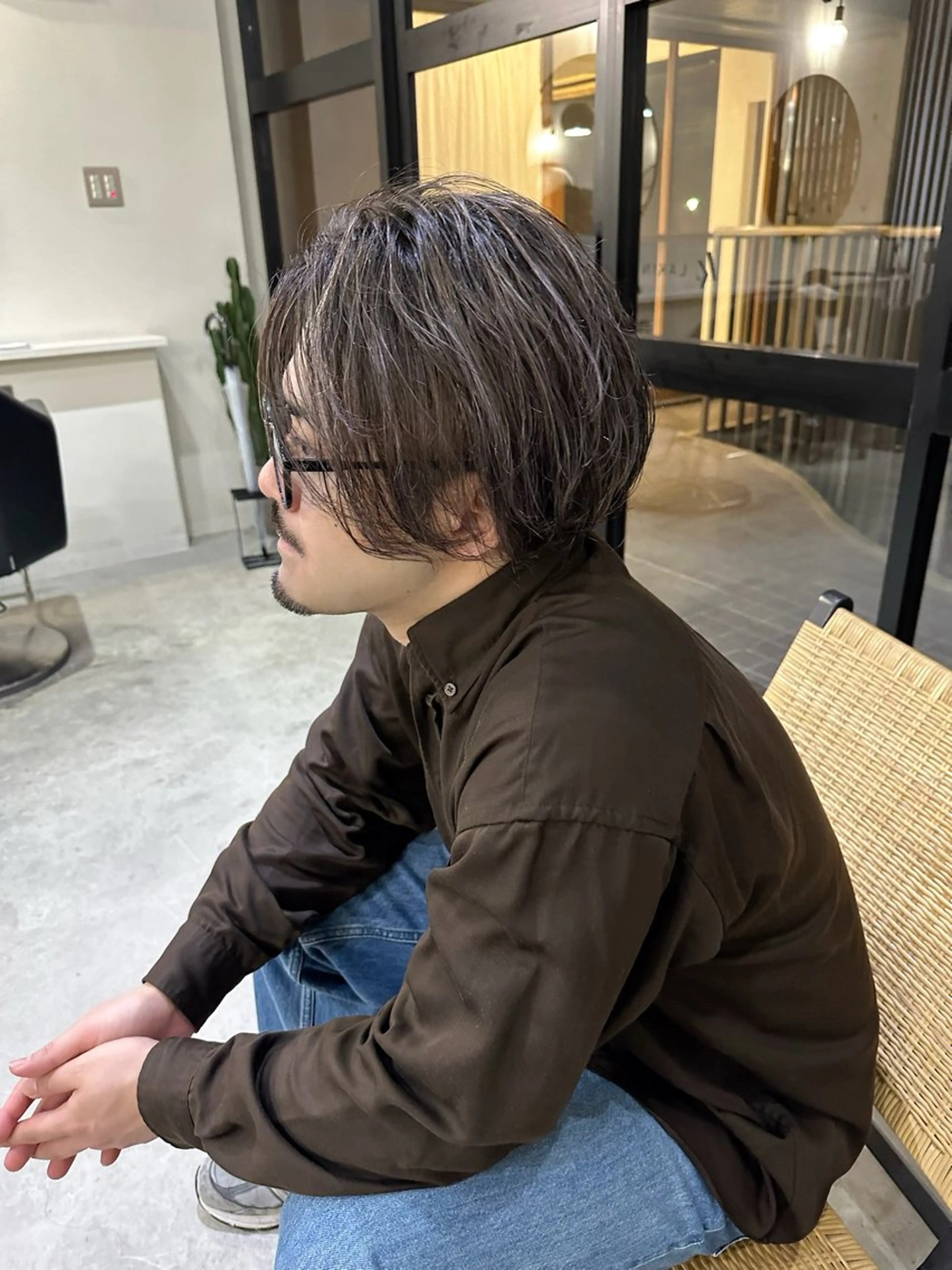 カラー メンズ メンズハイライト ハイライトカラー LA KING KYOTO所属・ブリーチカラー yuraraのヘアスタイル