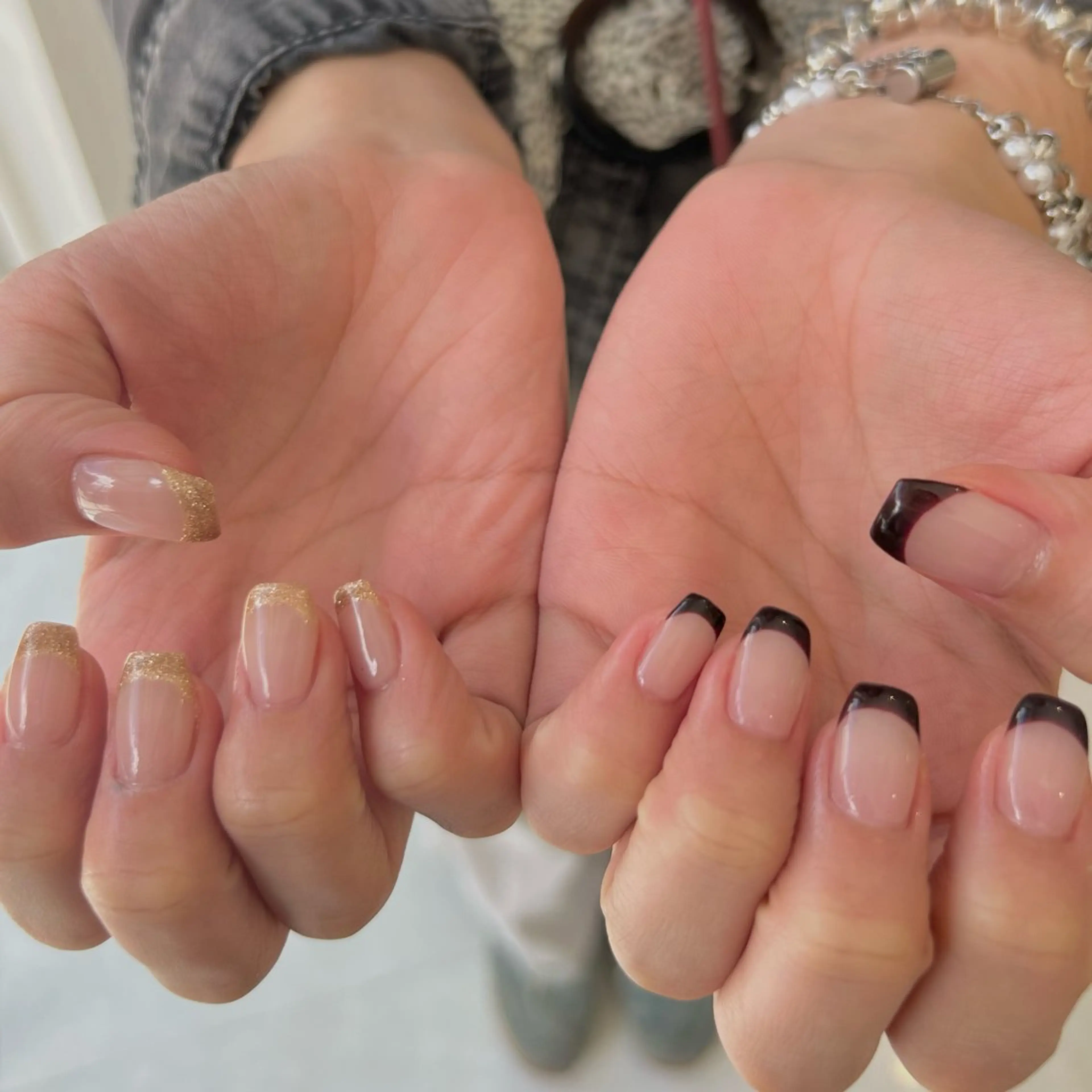 ネイル フレンチネイル ハンドネイル Uzuki ／ROCCOnailのネイルデザイン