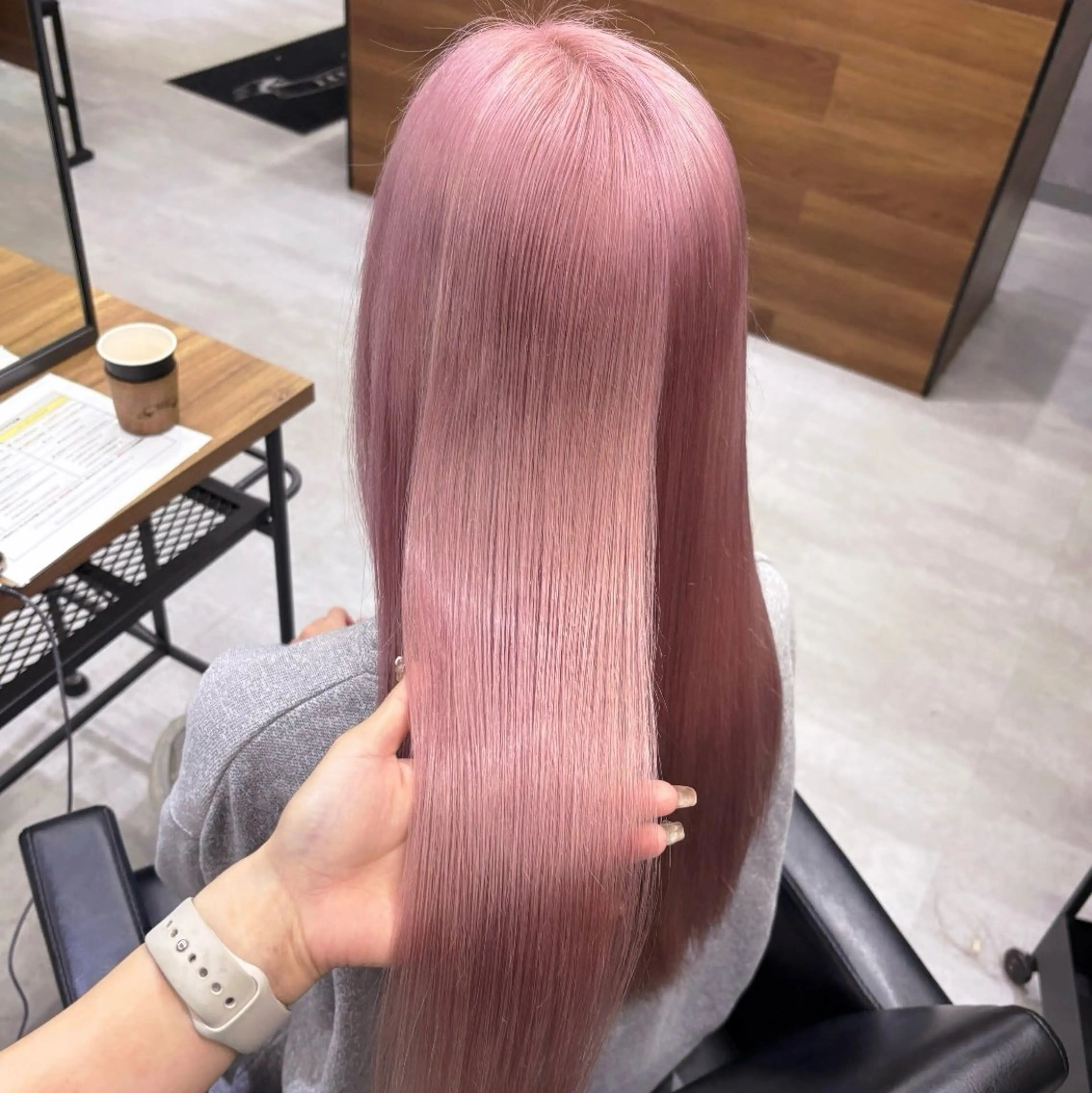 ロング ヘアカラー トリートメント SAKI🫧NEXT 池袋/韓国風カラー✨のヘアスタイル