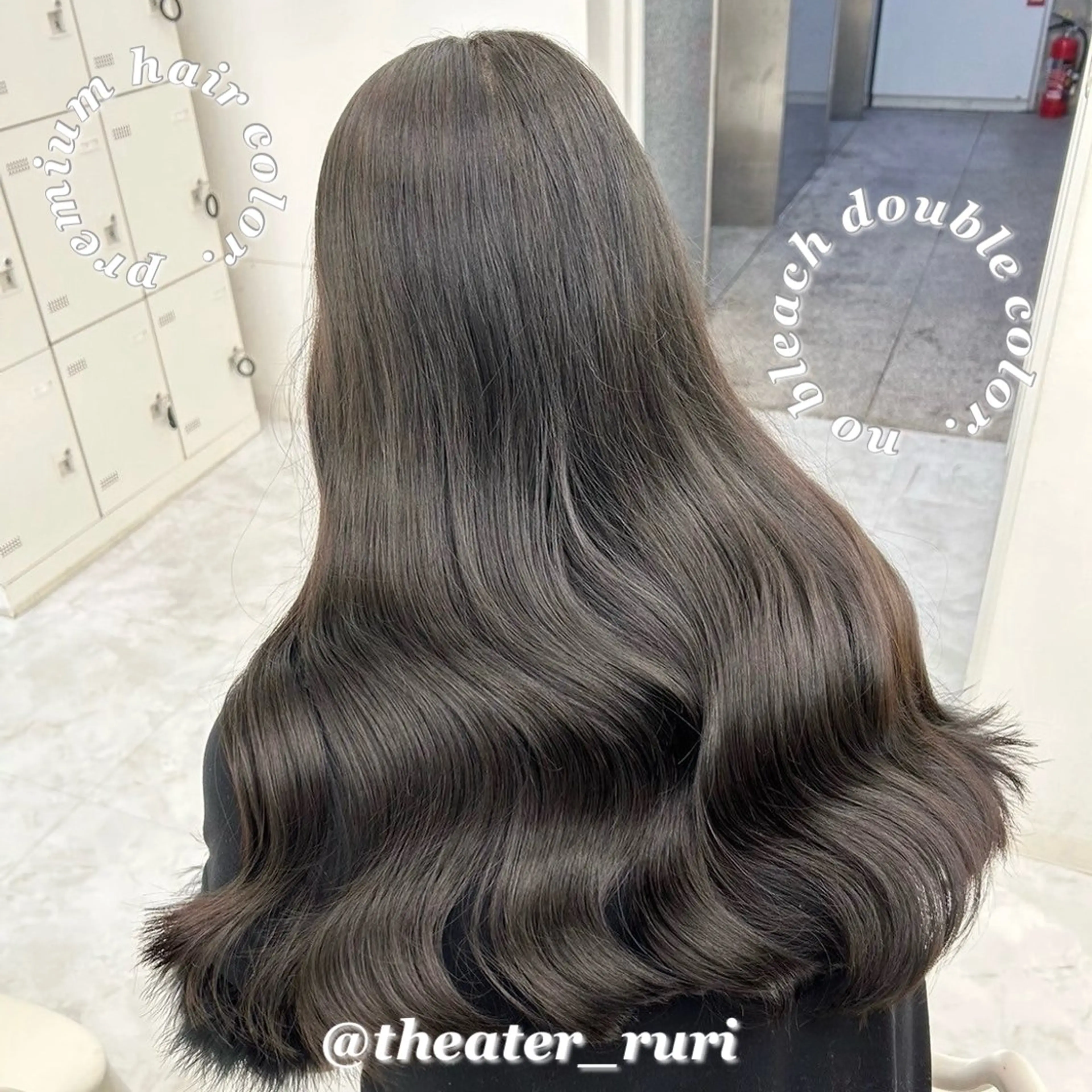 ロング カラー ヘアカラー トリートメント RURI 🌙透明感カラー🌙のヘアスタイル