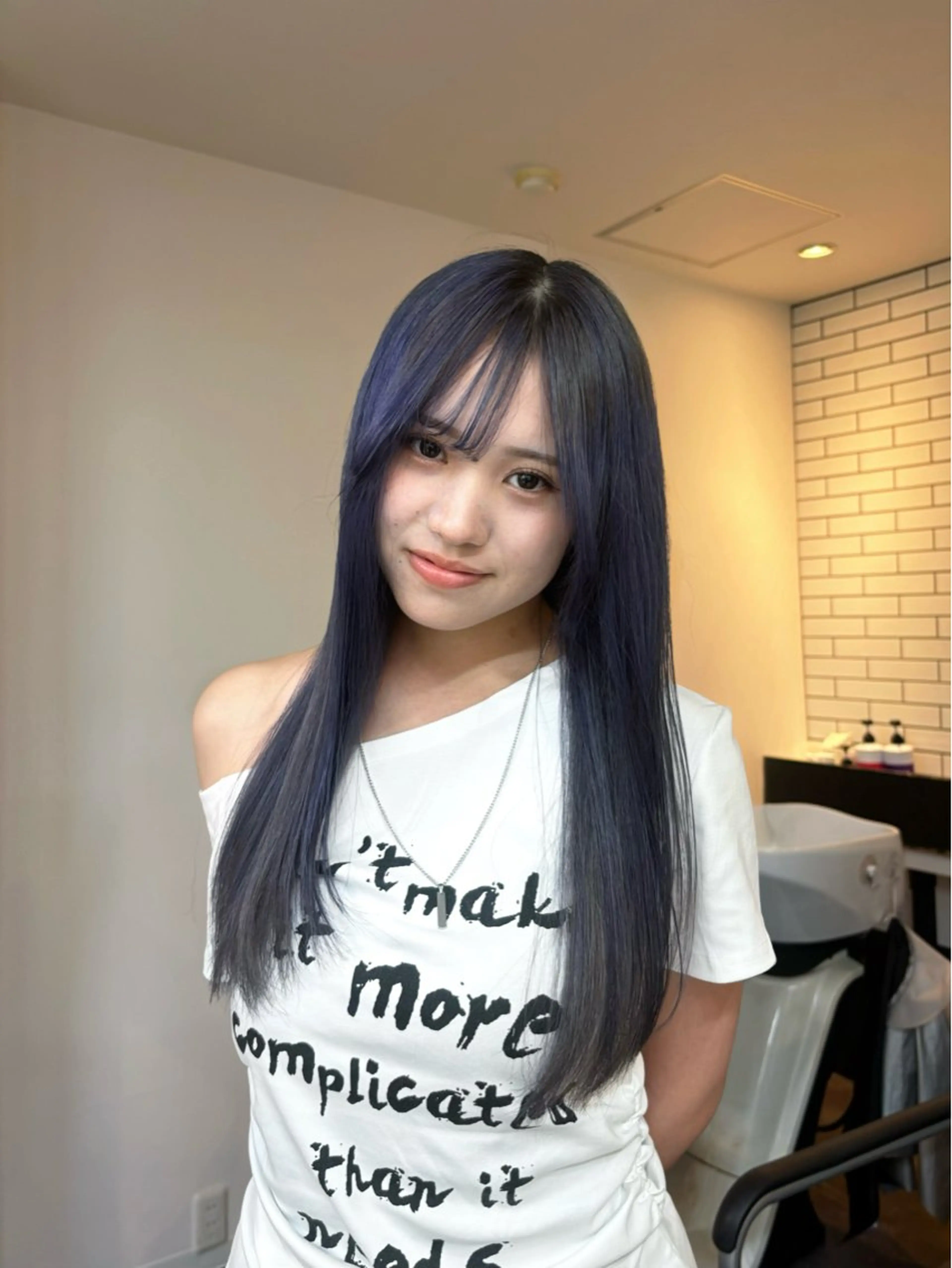 ブリーチ＋1色カラーの写真